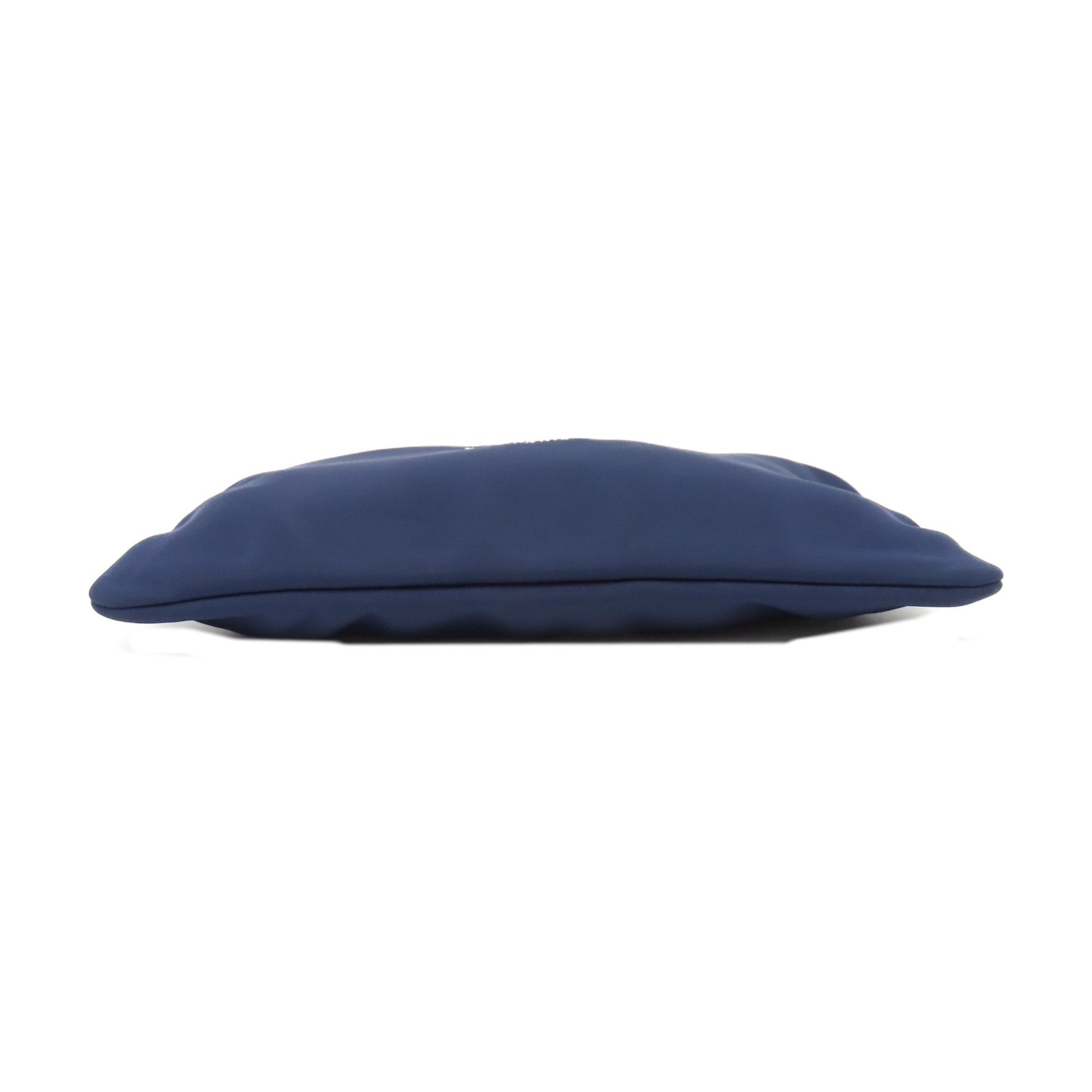 HERMES 聚酯纖維Neobain Pouch黑扣小袋海軍藍色