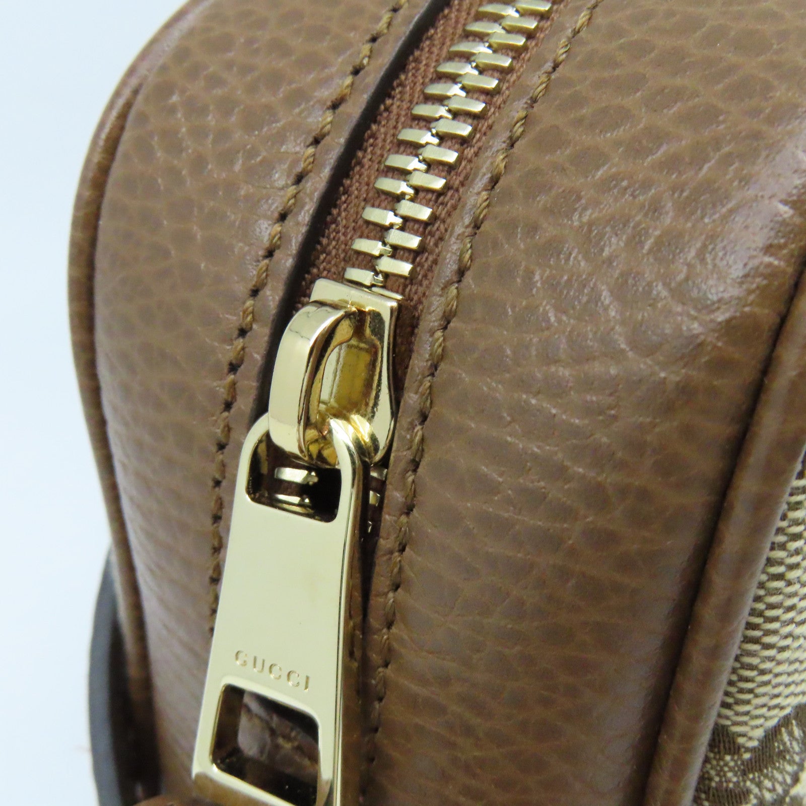 GUCCI GG帆布Shoulder Bag肩背袋啡色