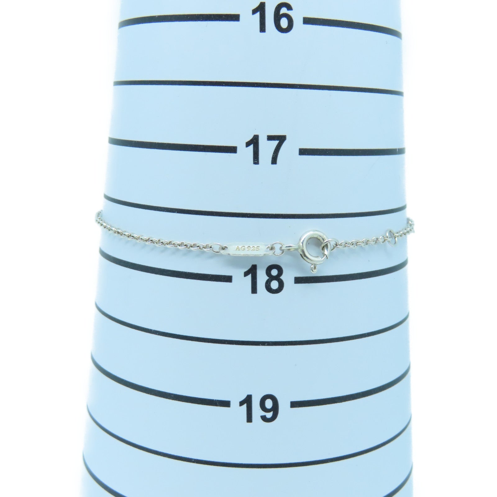 TIFFANY＆CO 925純銀1837 Interlocking Circle手鏈銀色