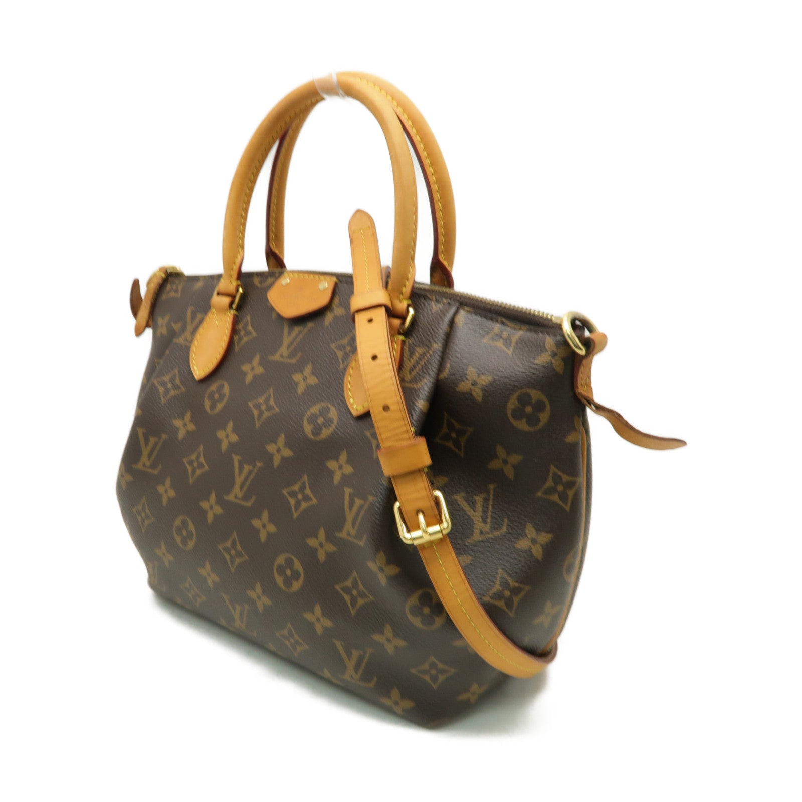 LOUIS VUITTON Monogram Turenne PM金扣手挽肩背兩用袋啡色