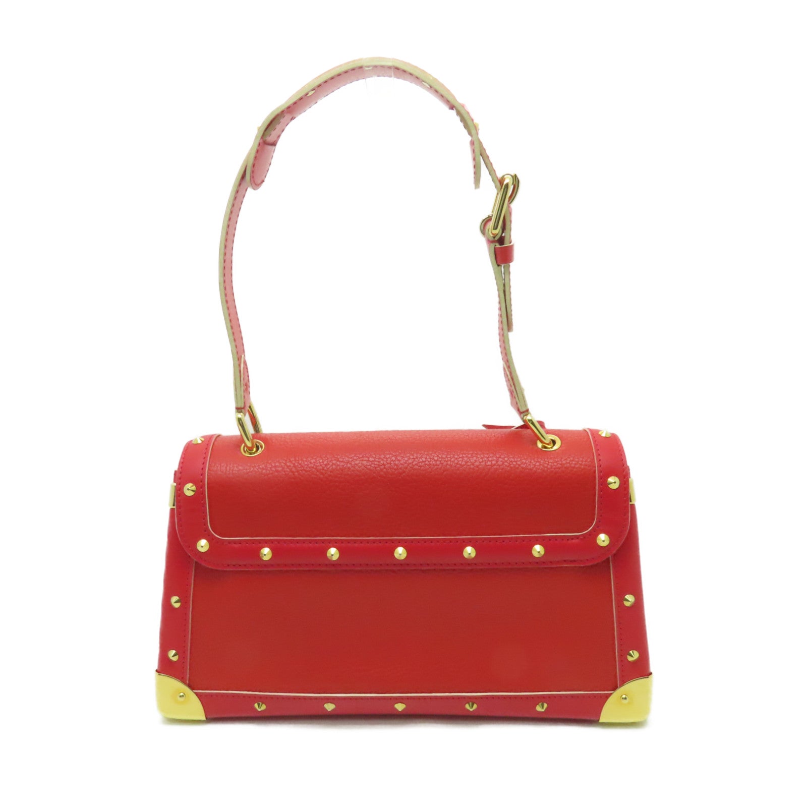 LOUIS VUITTON 牛皮皮革L'Aimable金扣肩背袋紅色