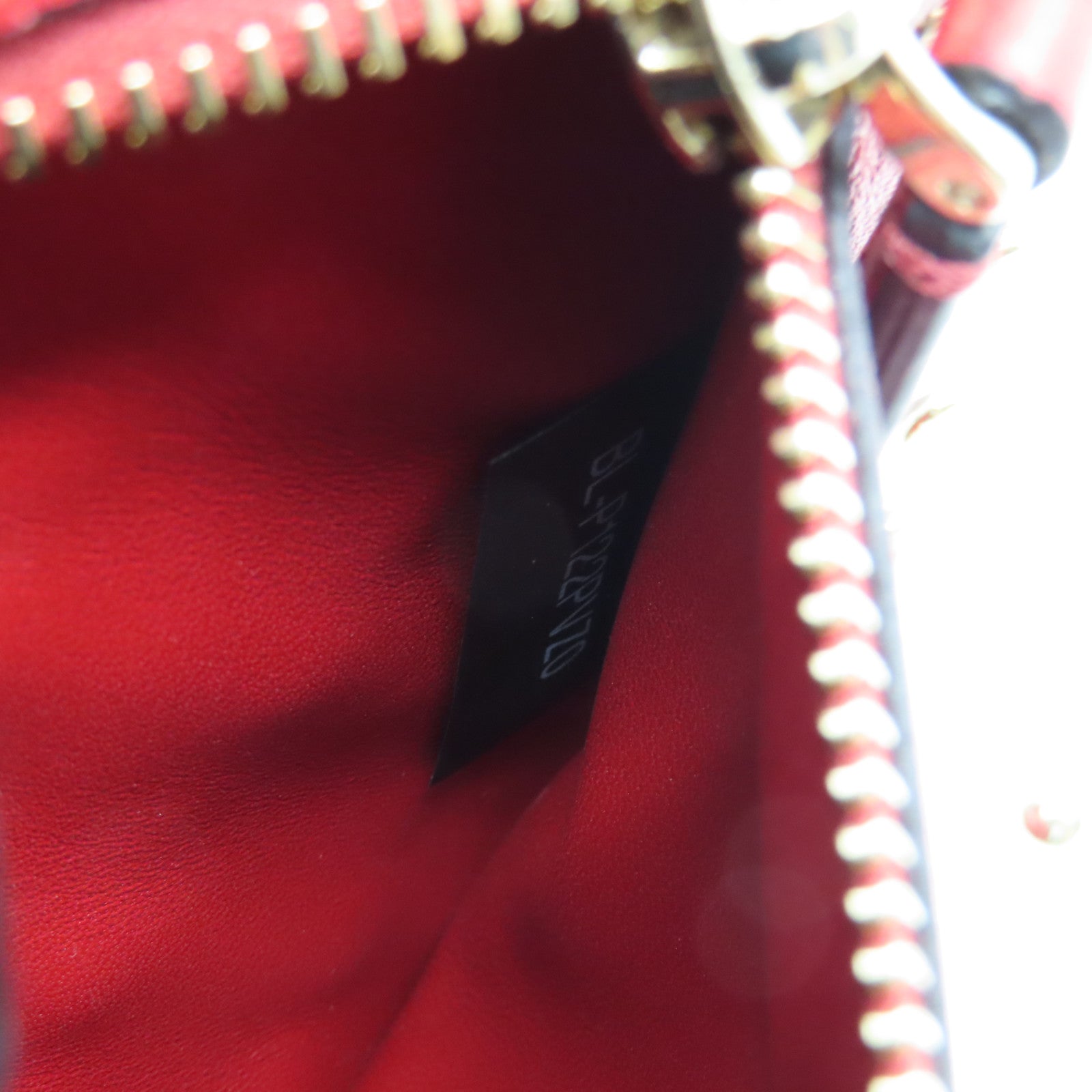 Valentino 菱格PVC 2way Shoulder Bag金扣手挽肩背兩用袋紅色/透明
