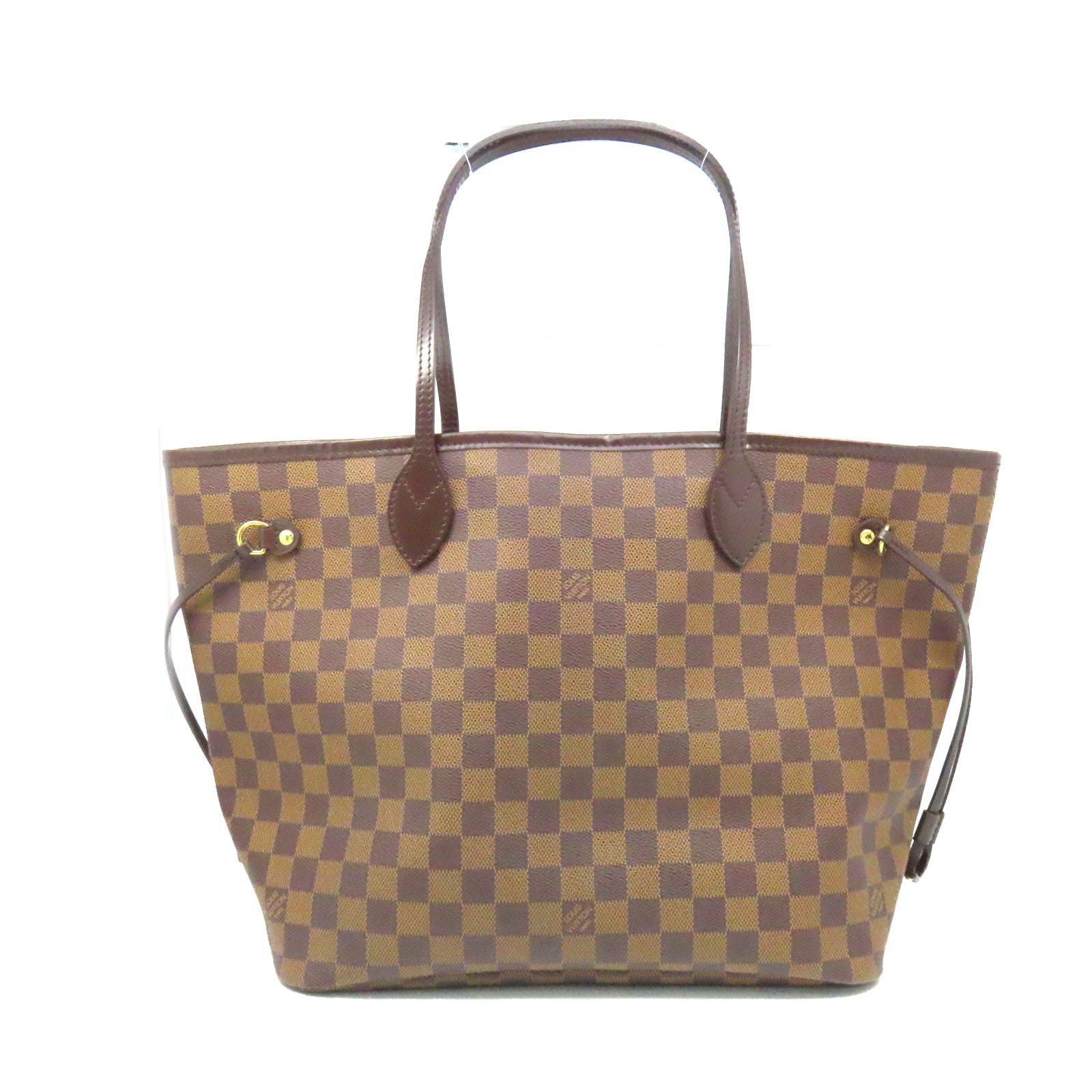 LOUIS VUITTON Damier Neverfull MM Shoulder Bag啡色