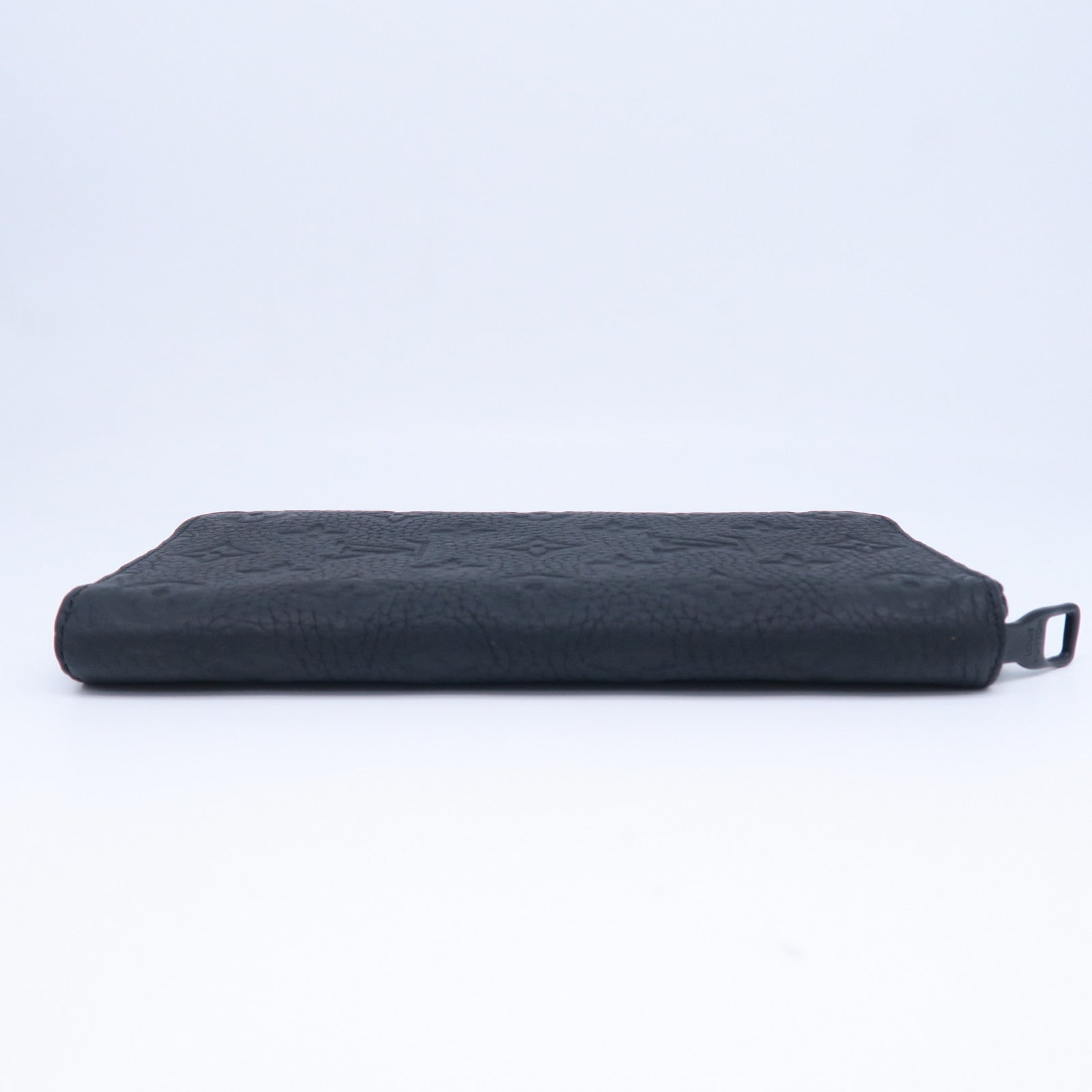 LOUIS VUITTON Monogram Taurillon Zippy Vertical Wallet長錢包黑色
