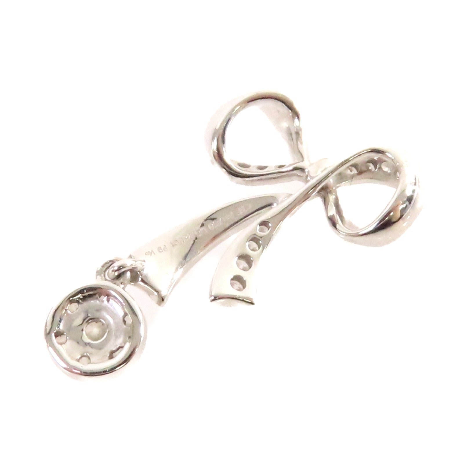 JEWELRY 18K白金/0.260ct鑽石Diamond Pendant Top吊墜頭扣