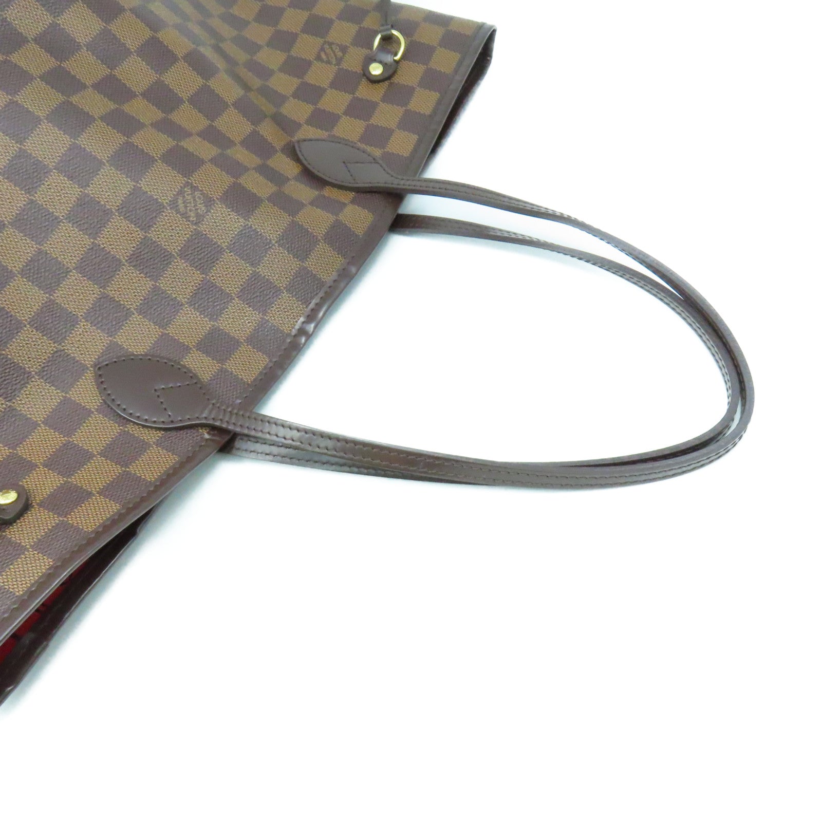 LOUIS VUITTON Damier Neverfull MM Shoulder Bag啡色