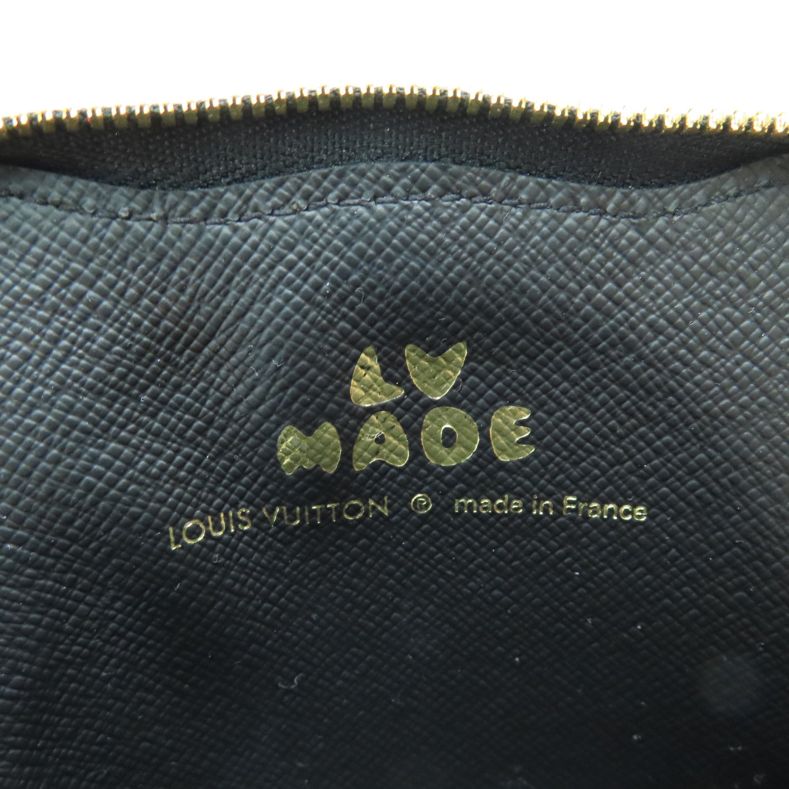 LOUIS VUITTON Monogram Nigo Coin Case Coin Purse Gold Buckle Brown/Black