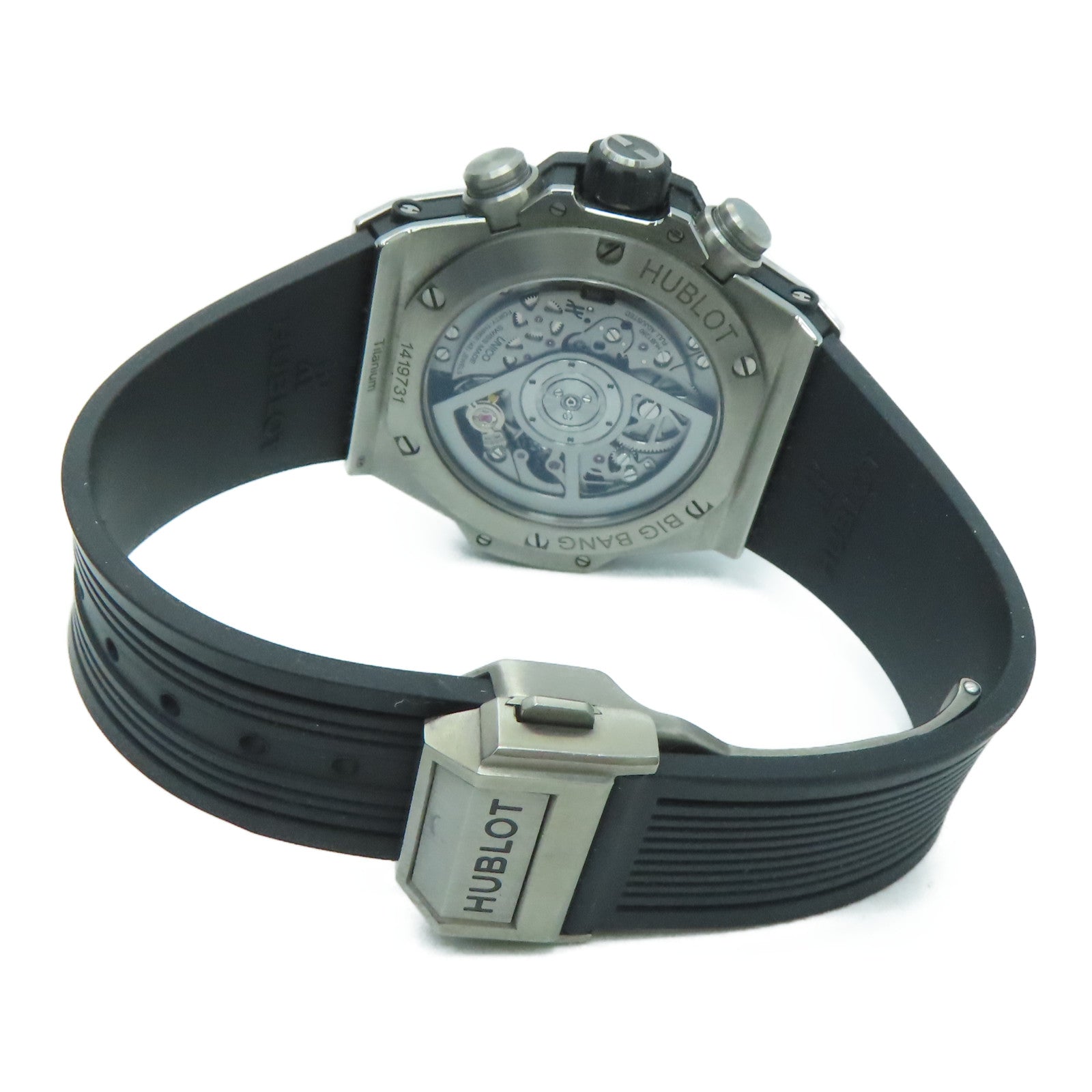 HUBLOT Big Bang Unico自动机芯不锈钢手表黑色