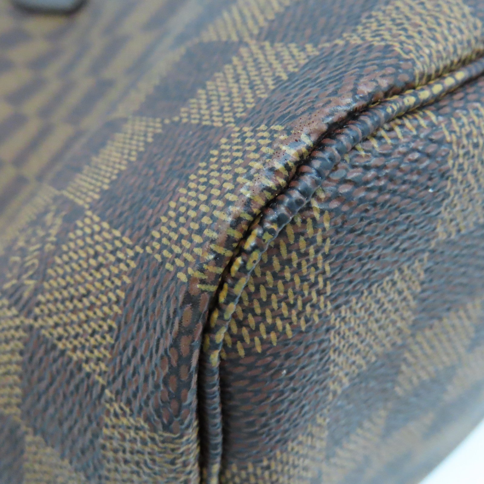 LOUIS VUITTON Damier Neverfull MM Shoulder Bag啡色