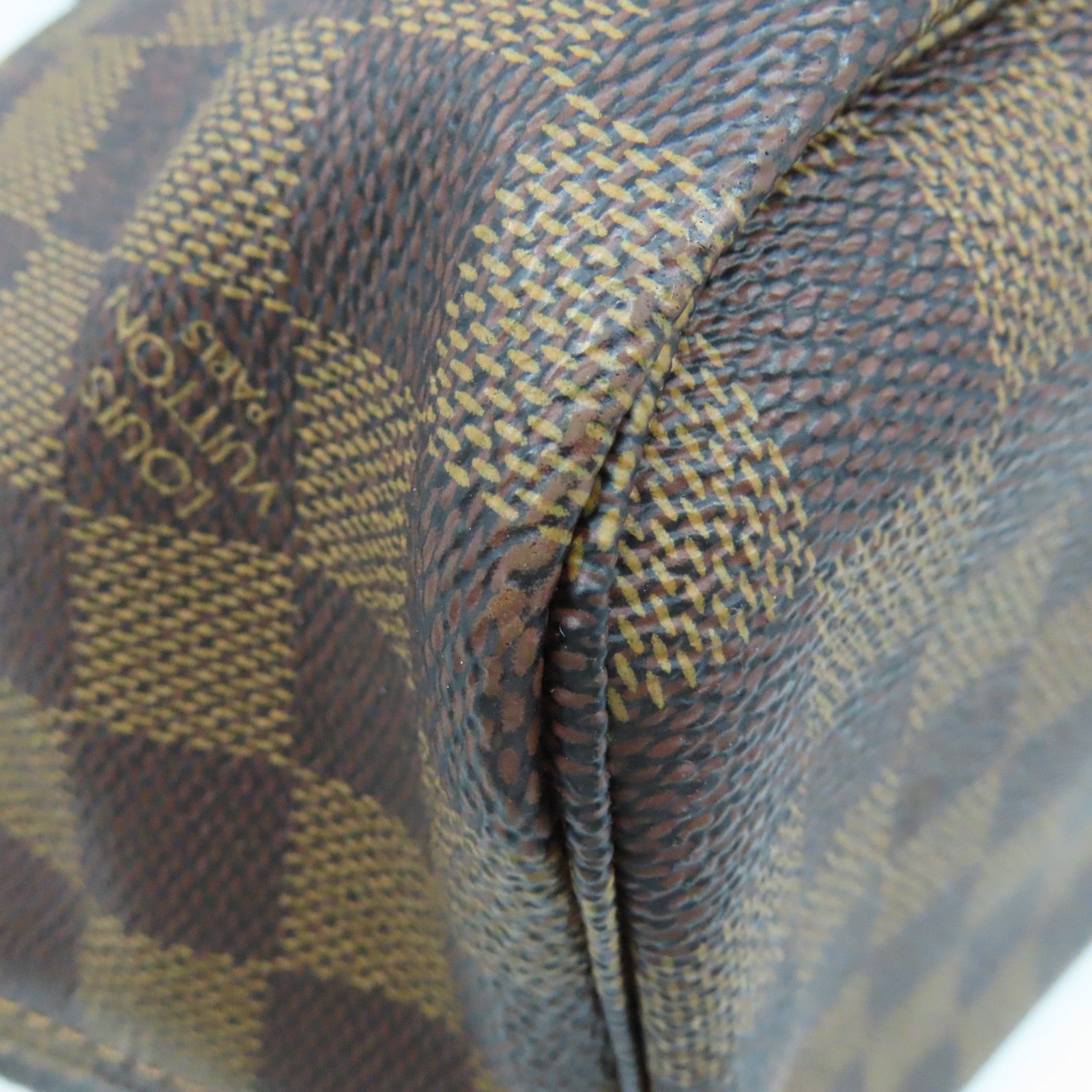 LOUIS VUITTON Damier Neverfull MM Shoulder Bag啡色