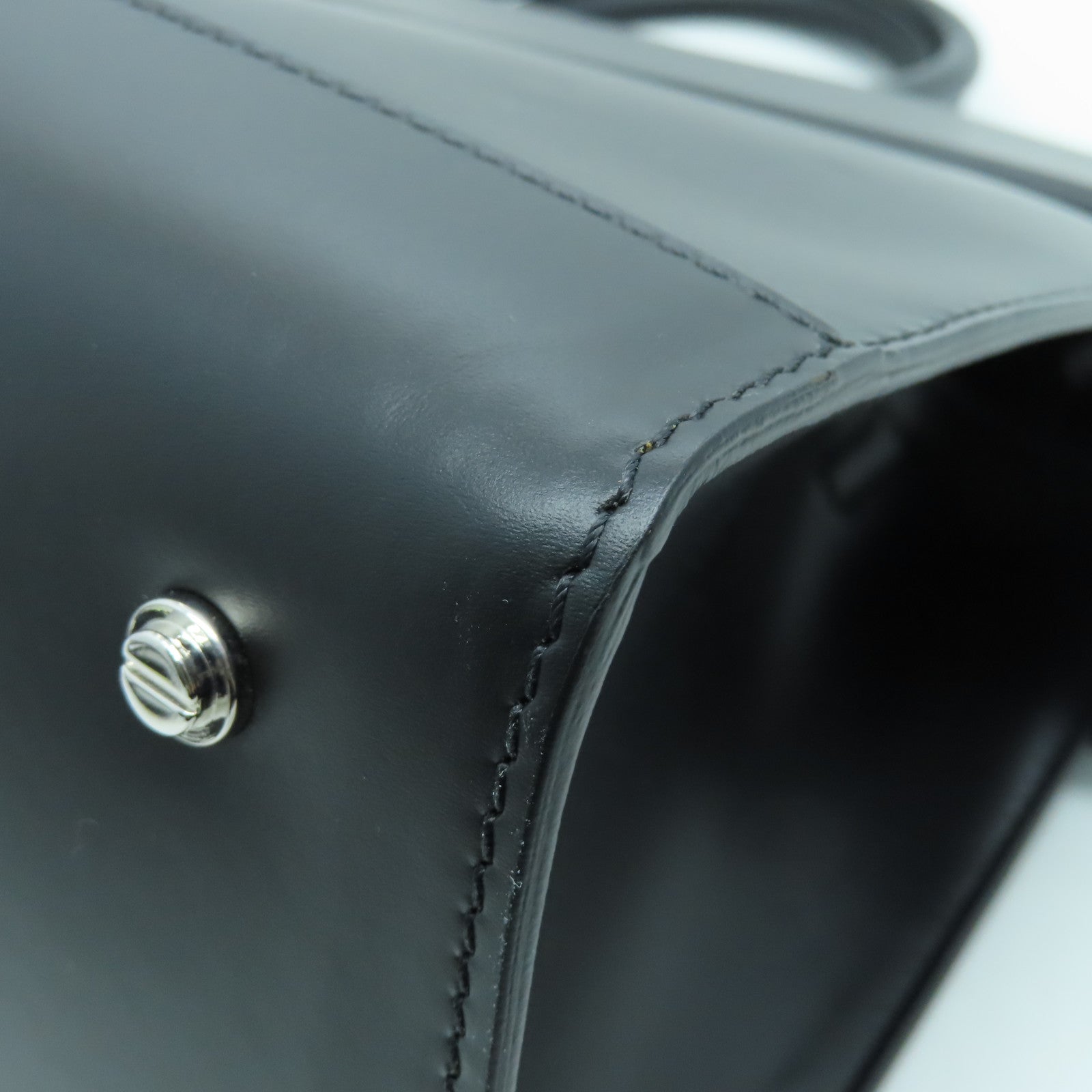 GIVENCHY 牛皮皮革Horizon Bag銀扣肩背袋黑色