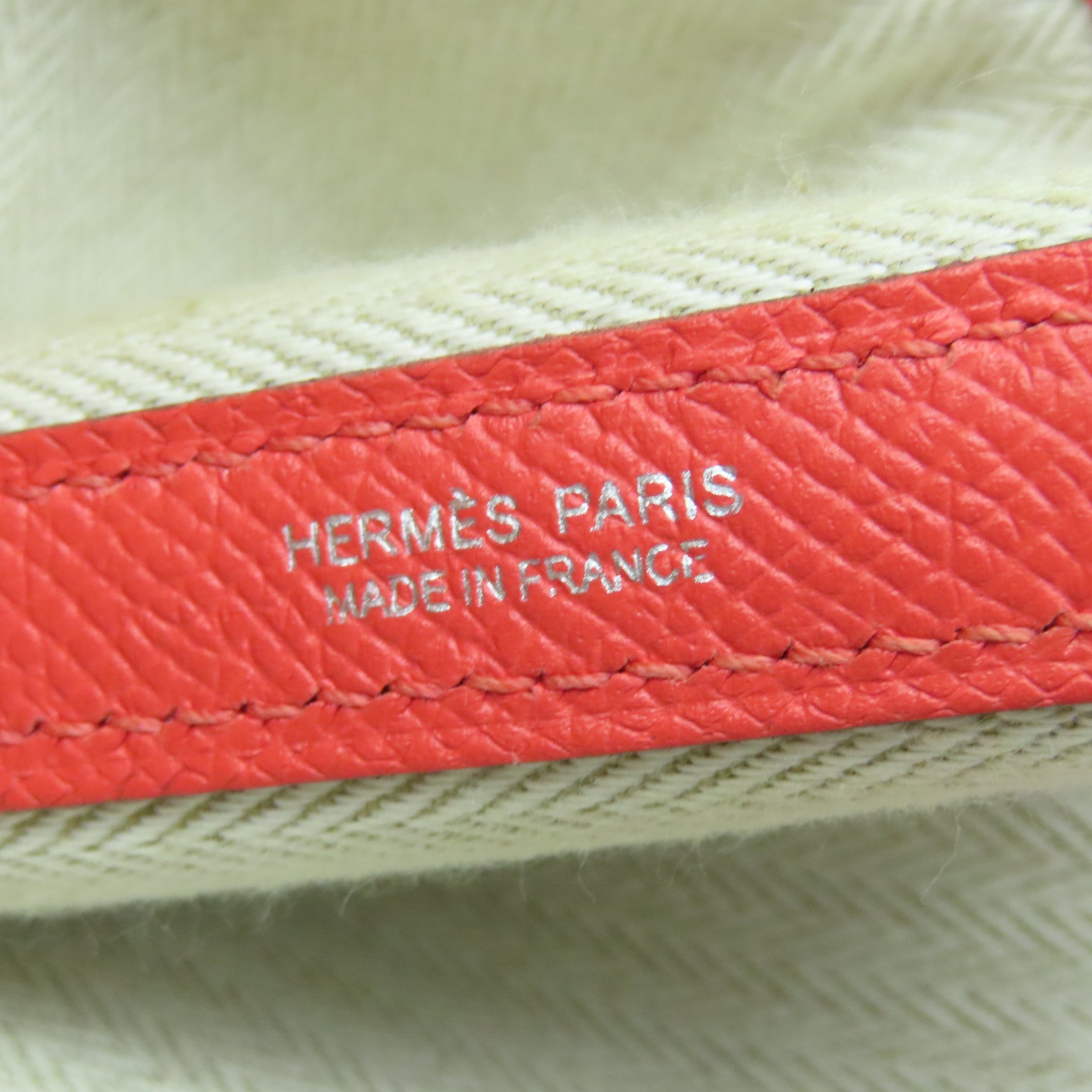 HERMES Epsom皮革Garden Party PM銀扣手挽袋Rouge Pivoine粉紅色