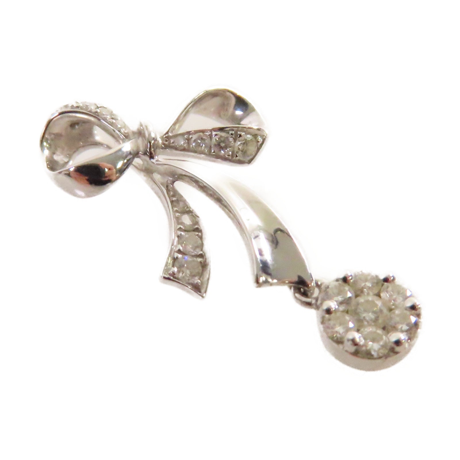 JEWELRY 18K白金/0.260ct鑽石Diamond Pendant Top吊墜頭扣