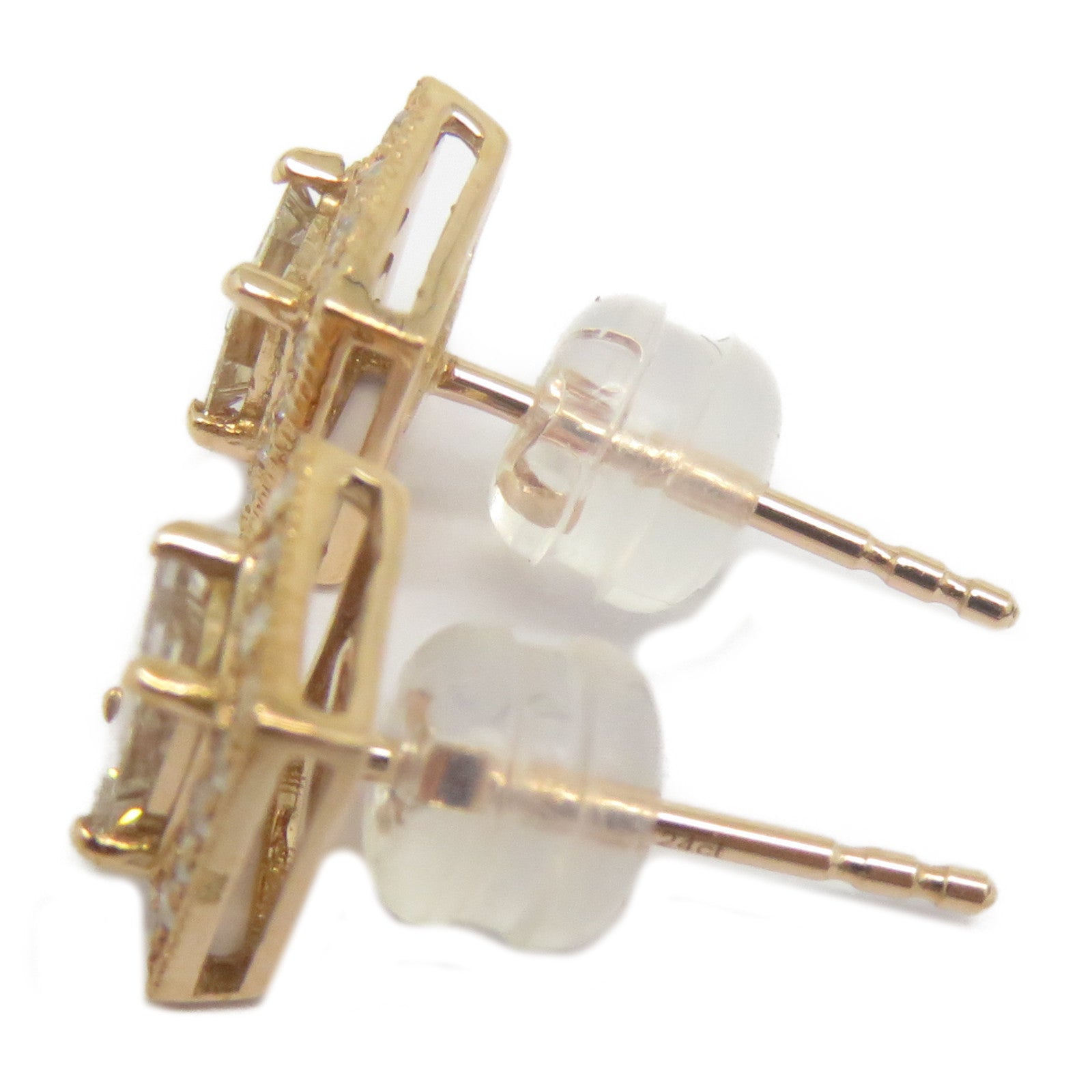 JEWELRY 18K玫瑰金Diamond Earrings 0.48ct鑽石耳環