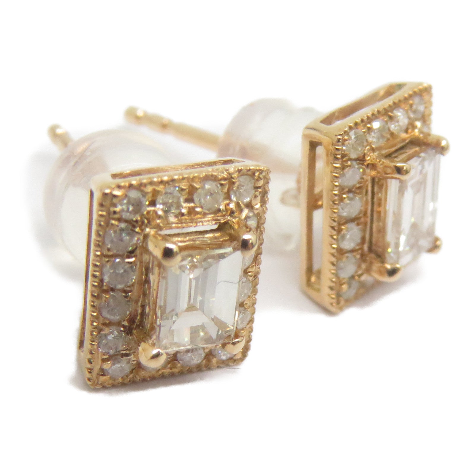 JEWELRY 18K玫瑰金Diamond Earrings 0.48ct鑽石耳環