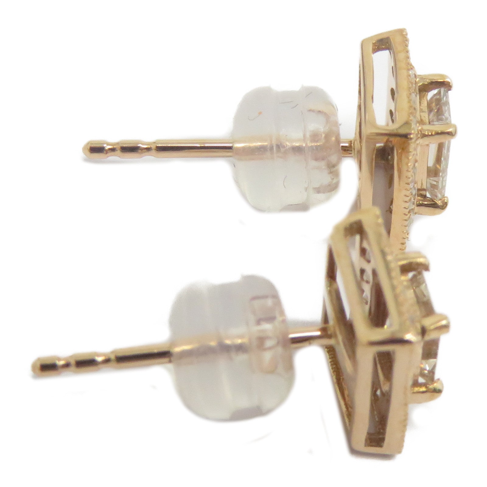 JEWELRY 18K玫瑰金Diamond Earrings 0.48ct鑽石耳環