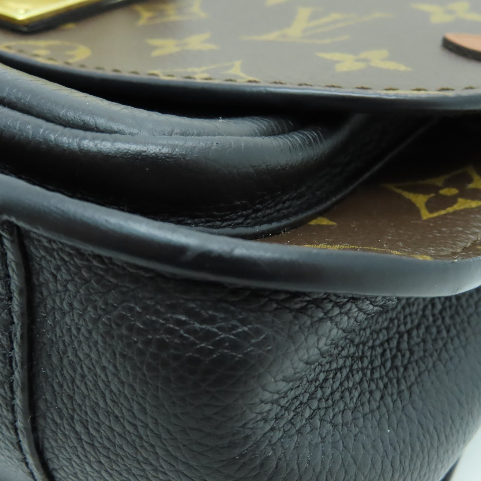 LOUIS VUITTON Monogram Vanguard金扣手挽肩背兩用袋棕色