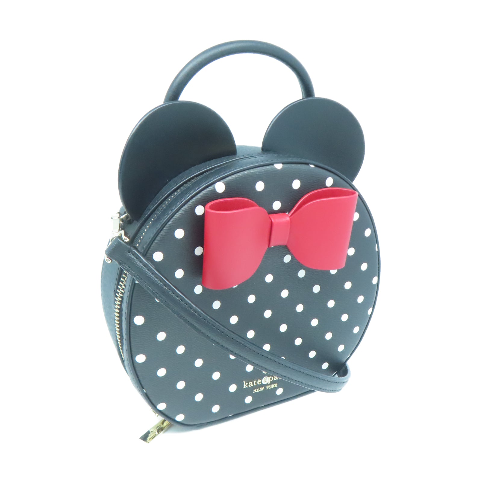 Kate Spade 牛皮皮革Shoulder Bag銀扣肩背袋黑色