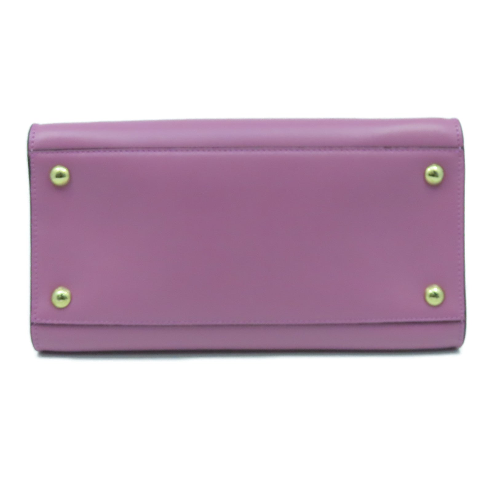 Salvatore Ferragamo 牛皮皮革Chain Shoulder Bag金扣手挽肩背兩用袋暗粉紅色