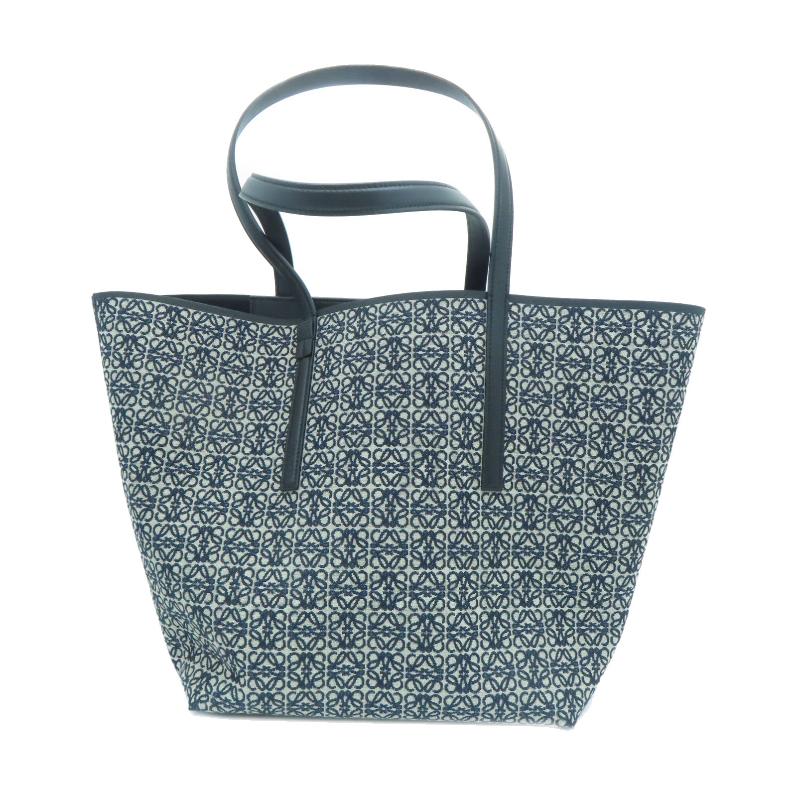 LOEWE 帆布Tote Bag手挽袋蓝色