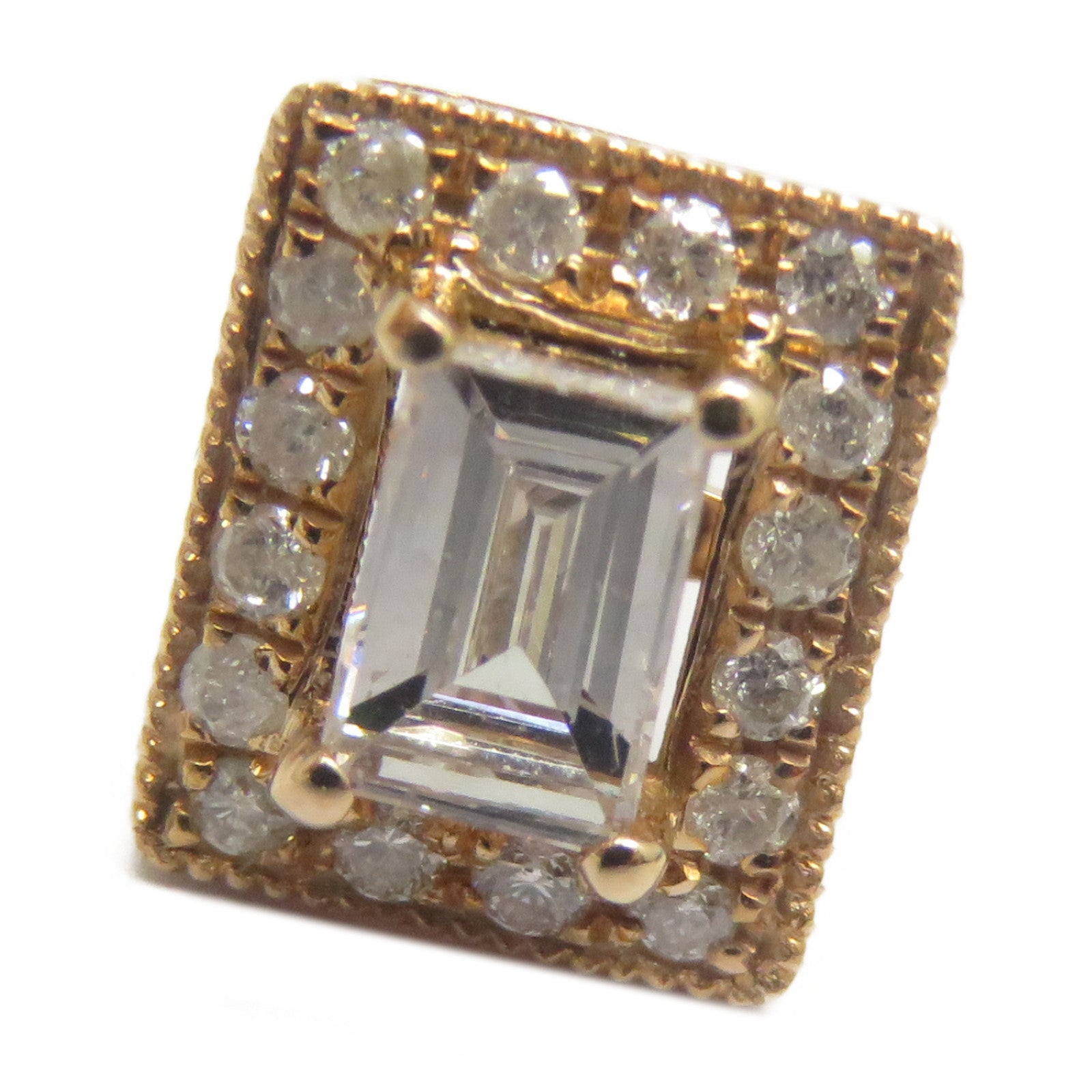JEWELRY 18K玫瑰金Diamond Earrings 0.48ct鑽石耳環