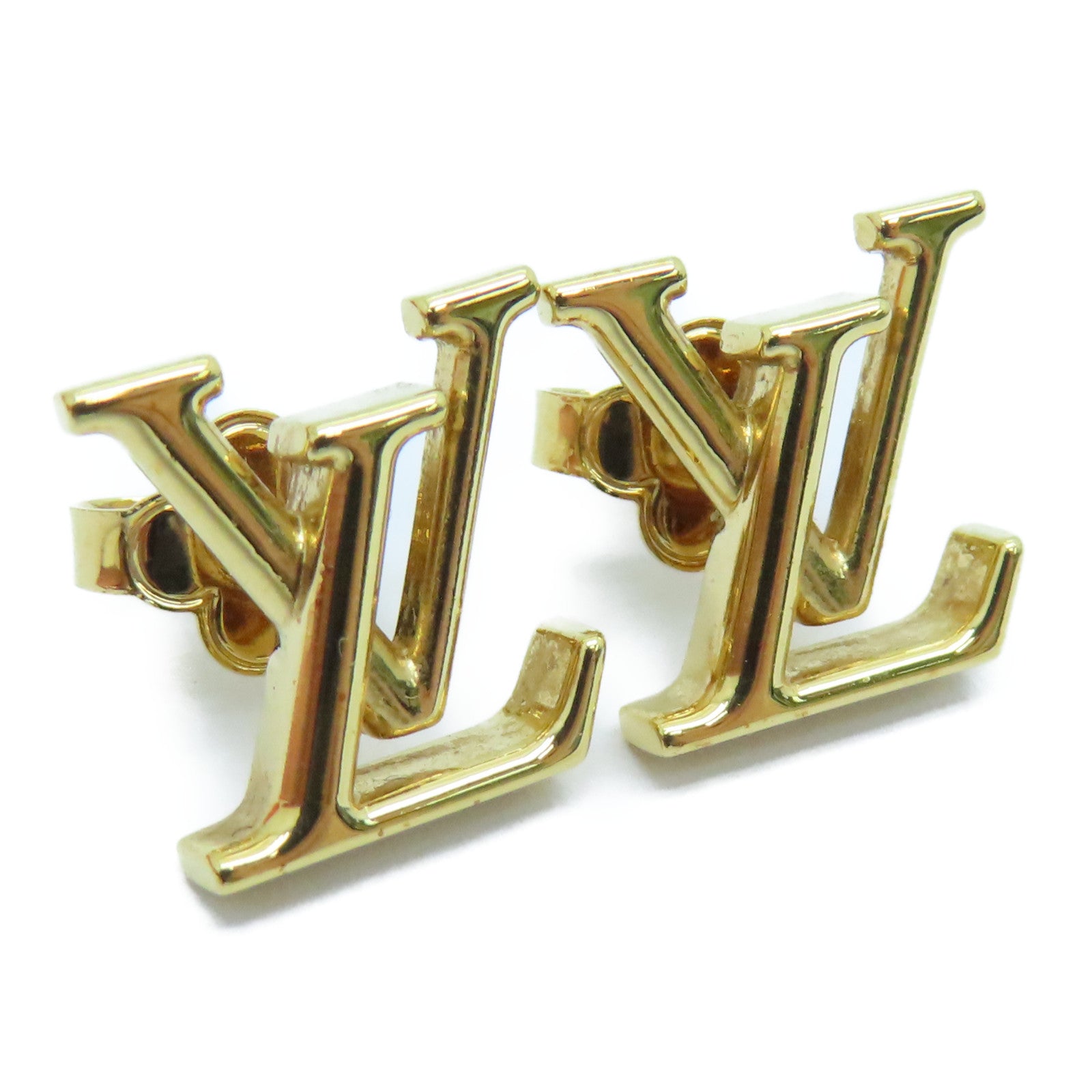 LOUIS VUITTON metal Iconic Earrings gold earrings