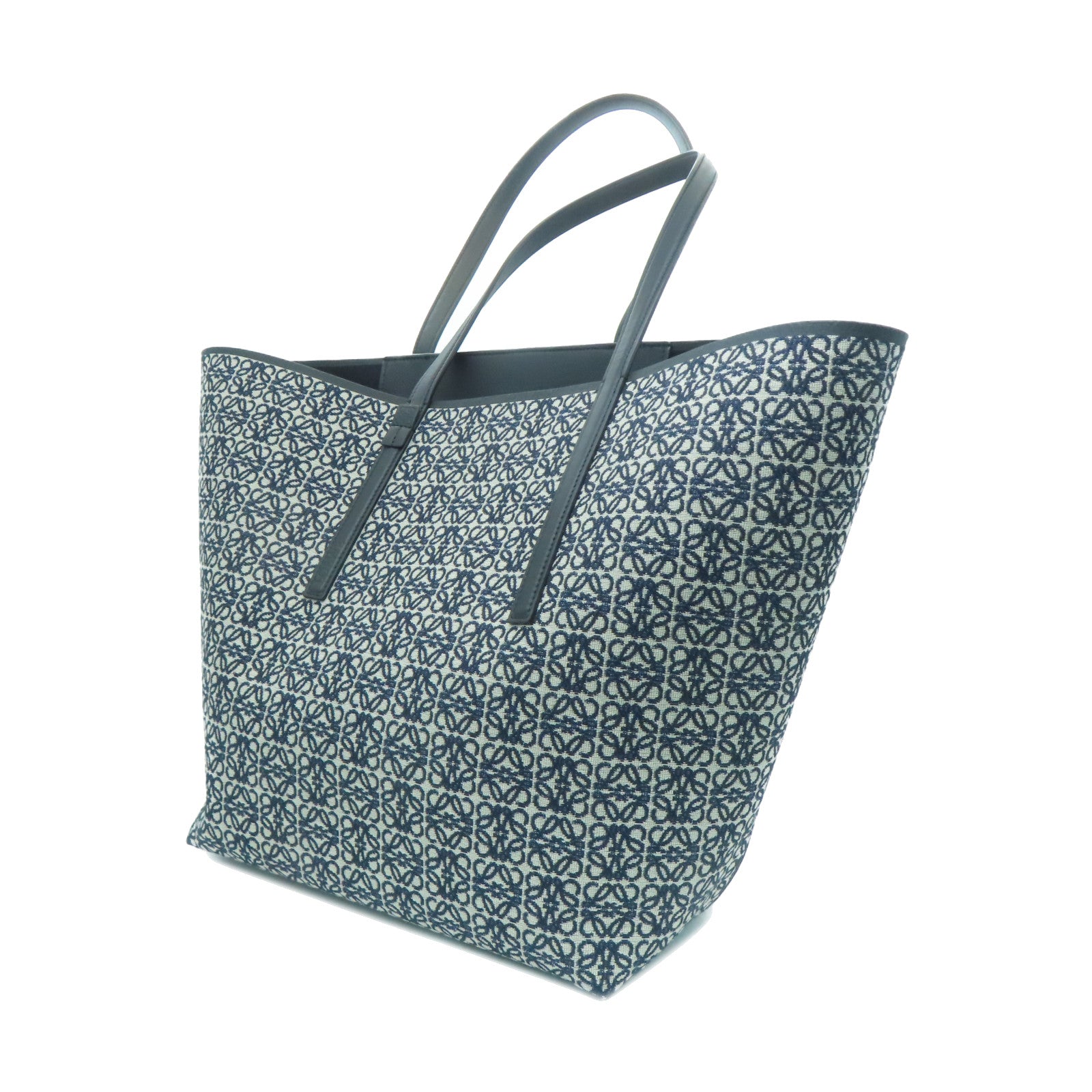 LOEWE 帆布Tote Bag手挽袋蓝色