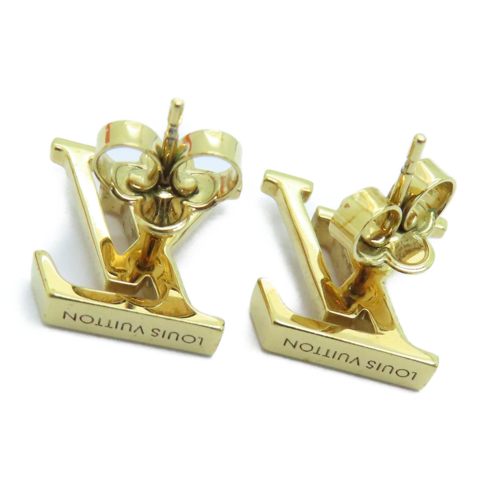LOUIS VUITTON metal Iconic Earrings gold earrings