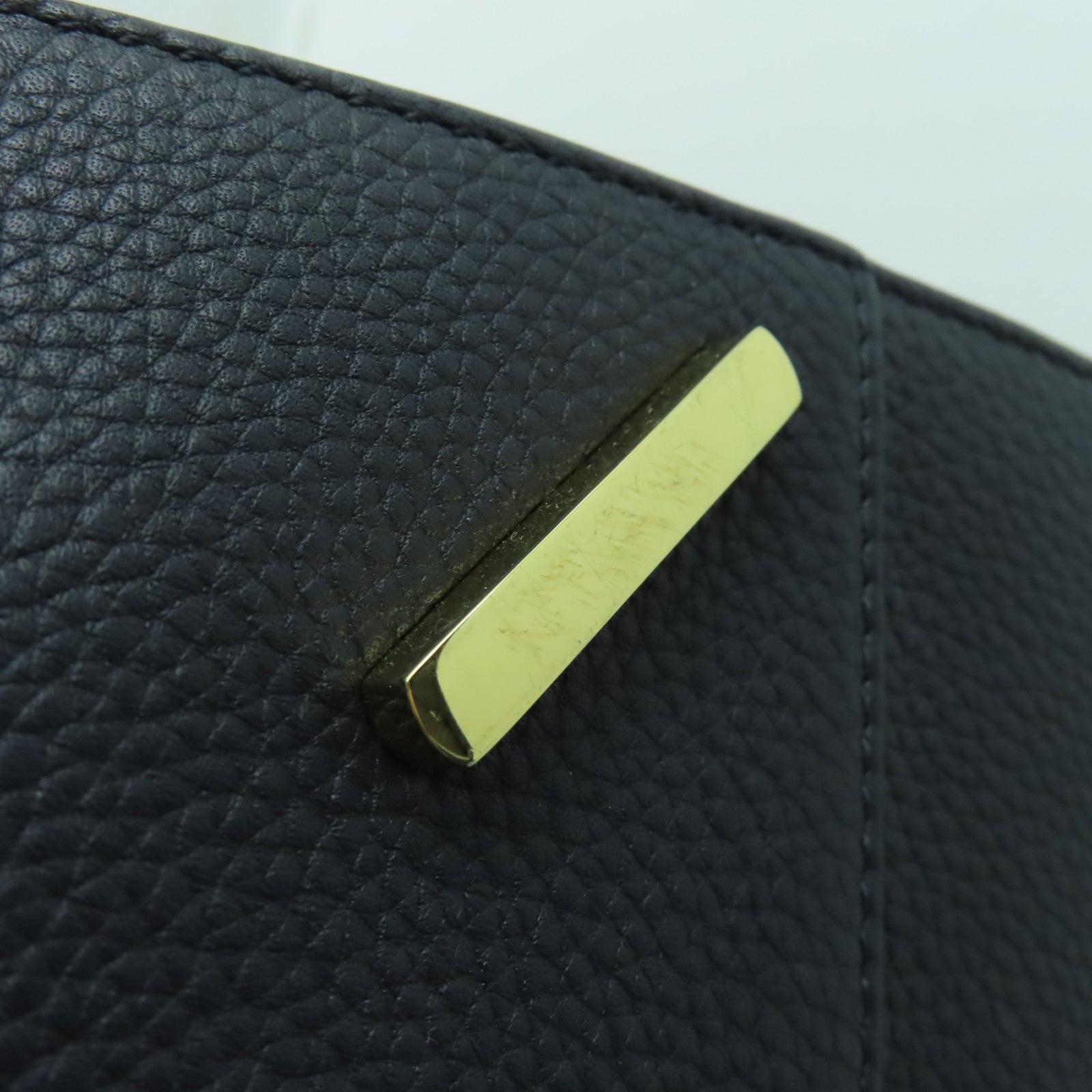 LOEWE 牛皮皮革Hammock Medium金扣手挽肩背兩用袋黑色