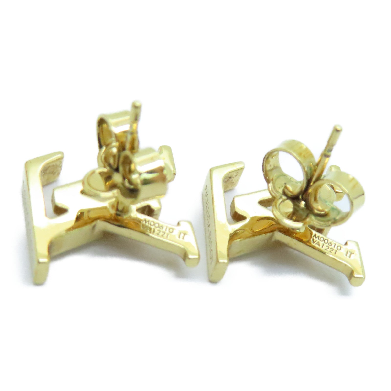 LOUIS VUITTON metal Iconic Earrings gold earrings