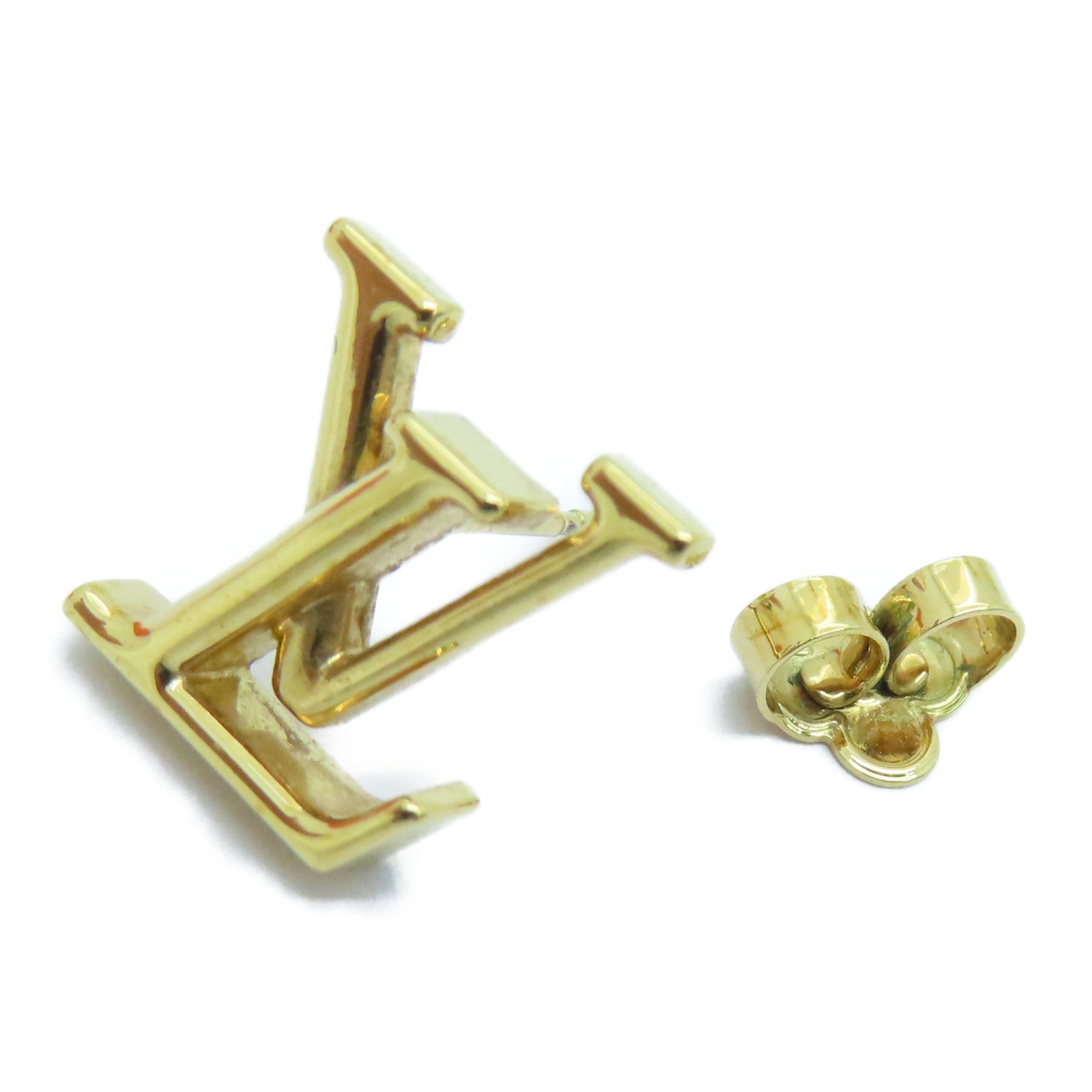 LOUIS VUITTON metal Iconic Earrings gold earrings