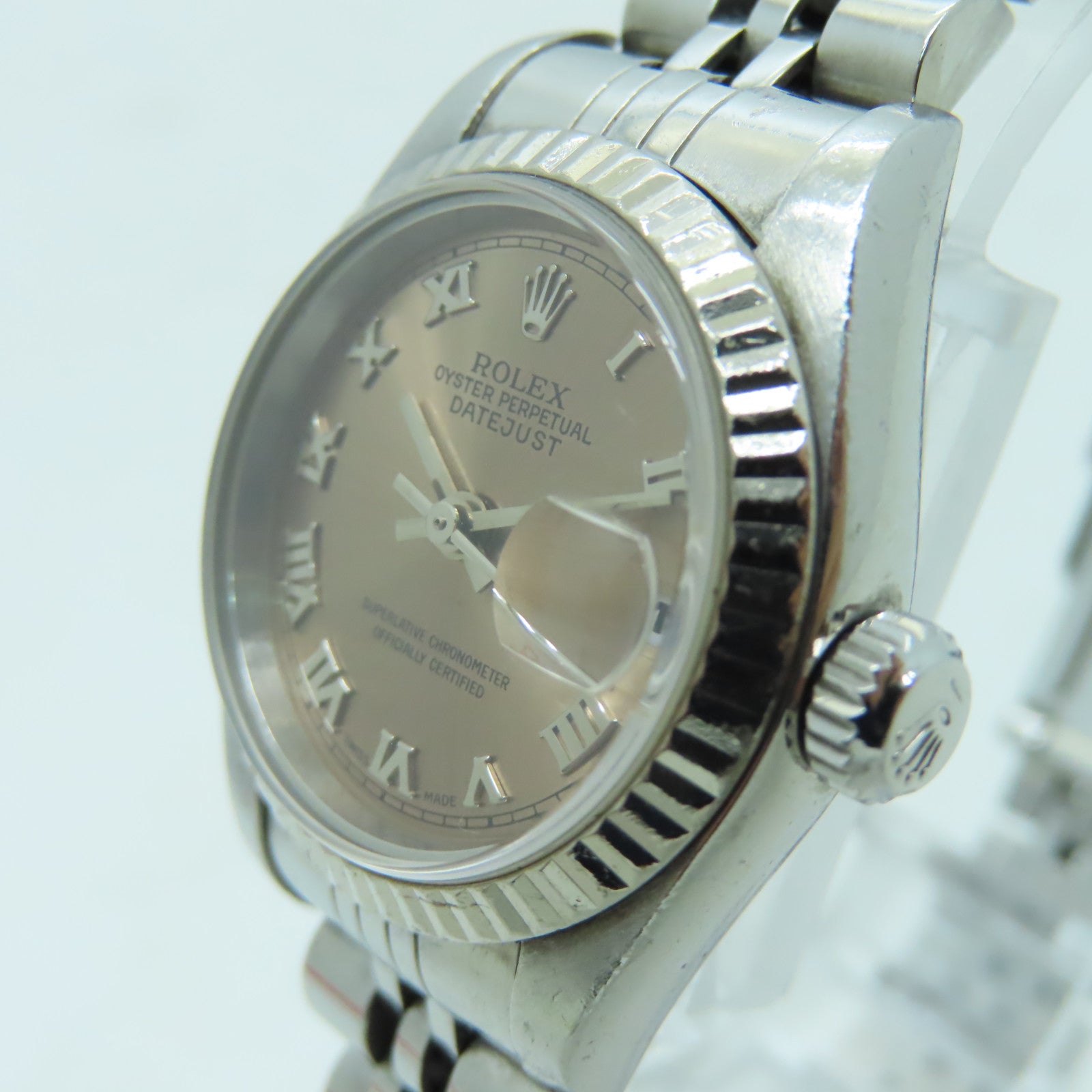 ROLEX Datejust不鏽鋼手錶自動機芯金色