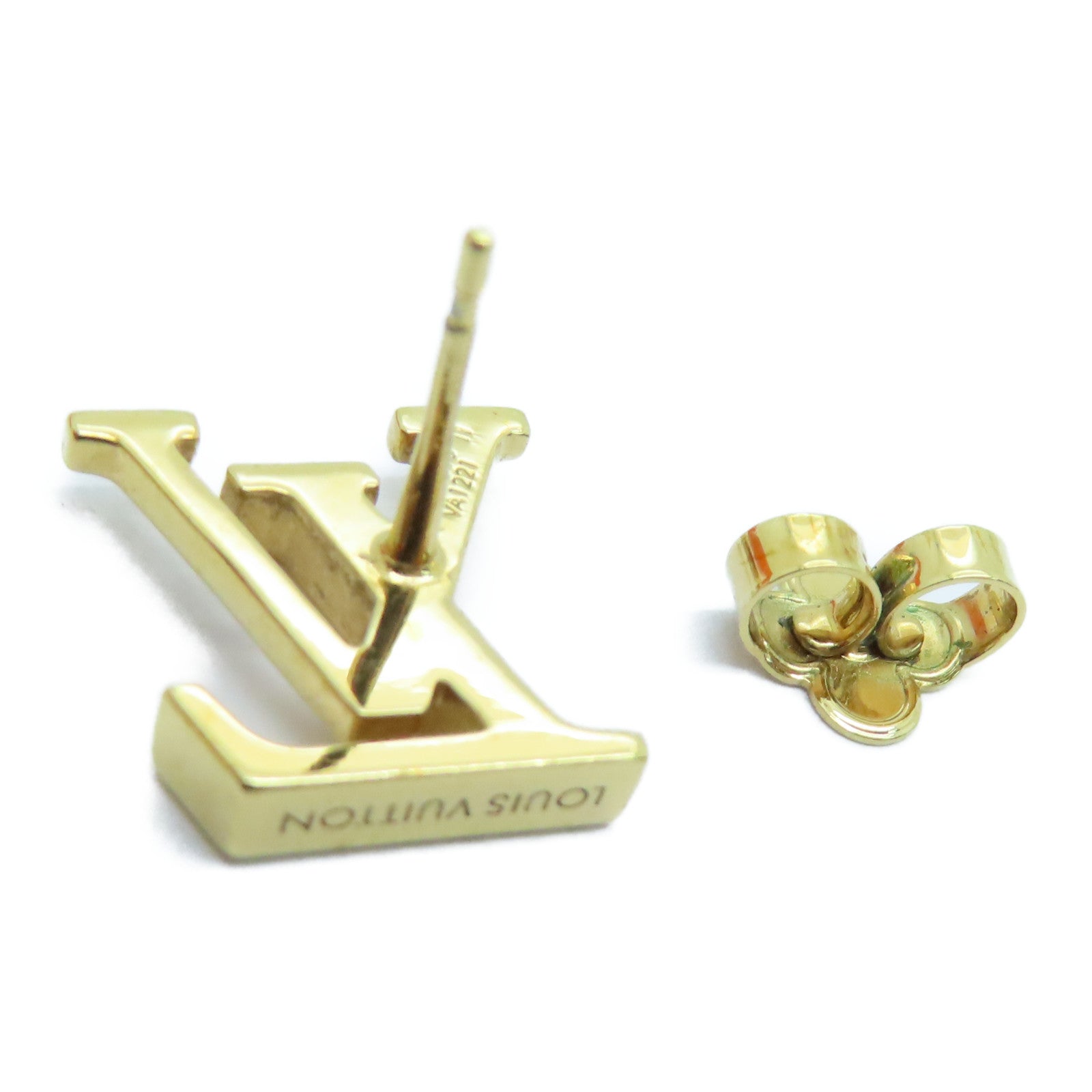 LOUIS VUITTON metal Iconic Earrings gold earrings