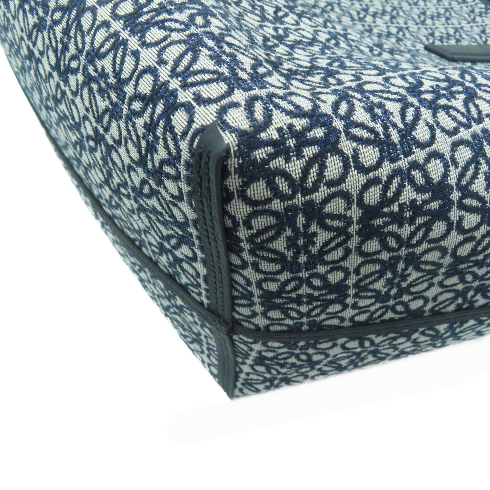 LOEWE 帆布Tote Bag手挽袋蓝色