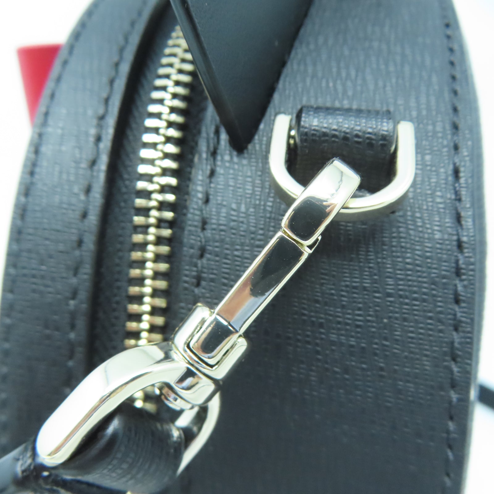 Kate Spade 牛皮皮革Shoulder Bag銀扣肩背袋黑色