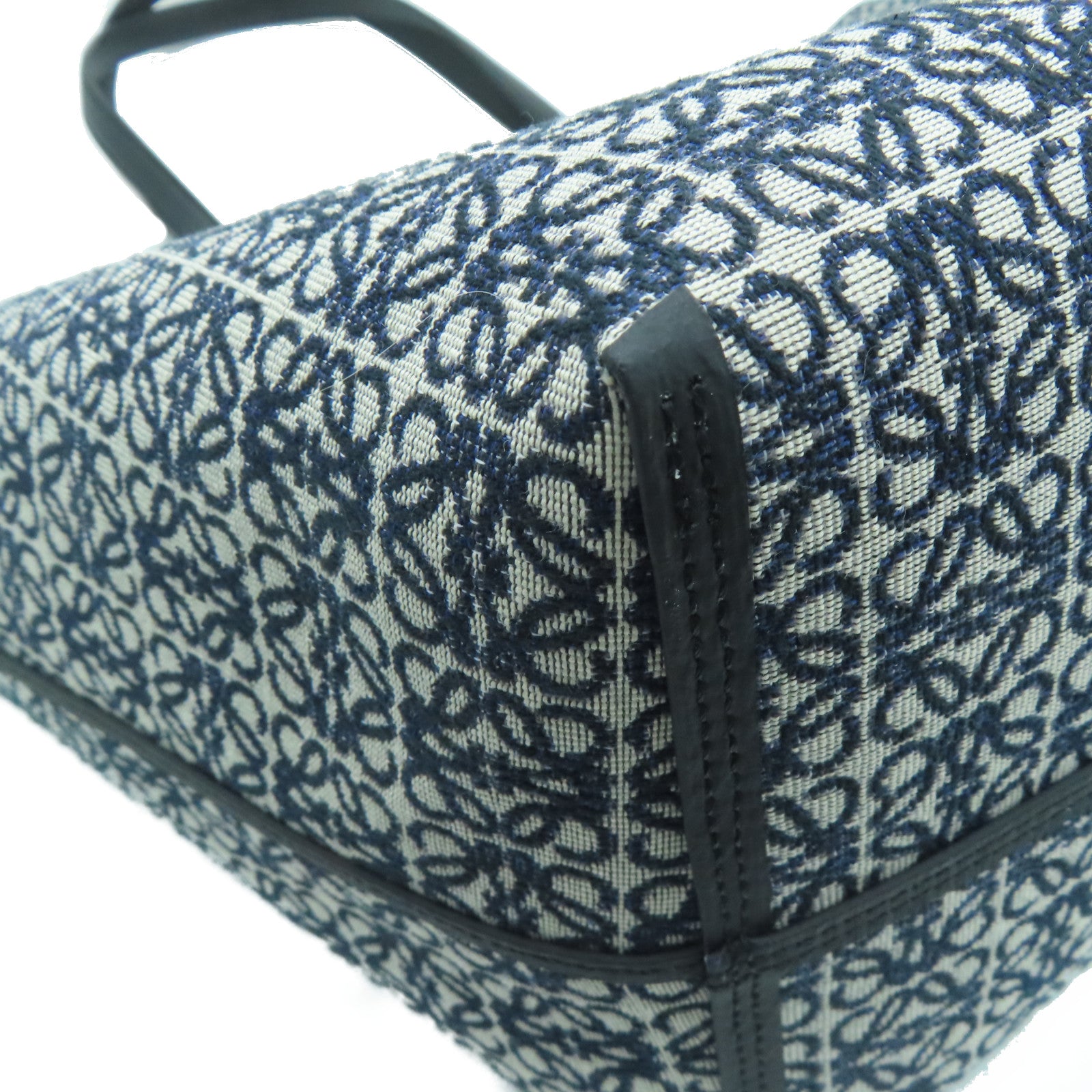 LOEWE 帆布Tote Bag手挽袋蓝色