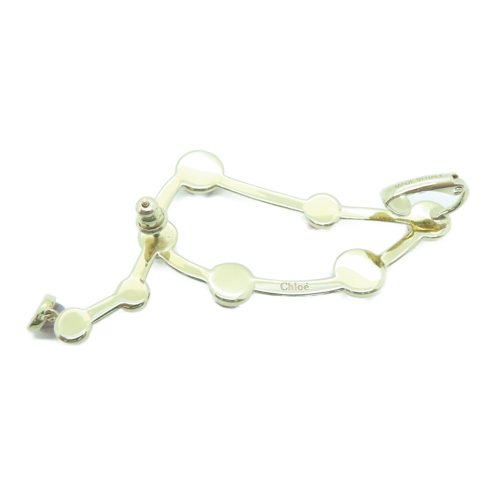 Chloe Metal Earrings Gold