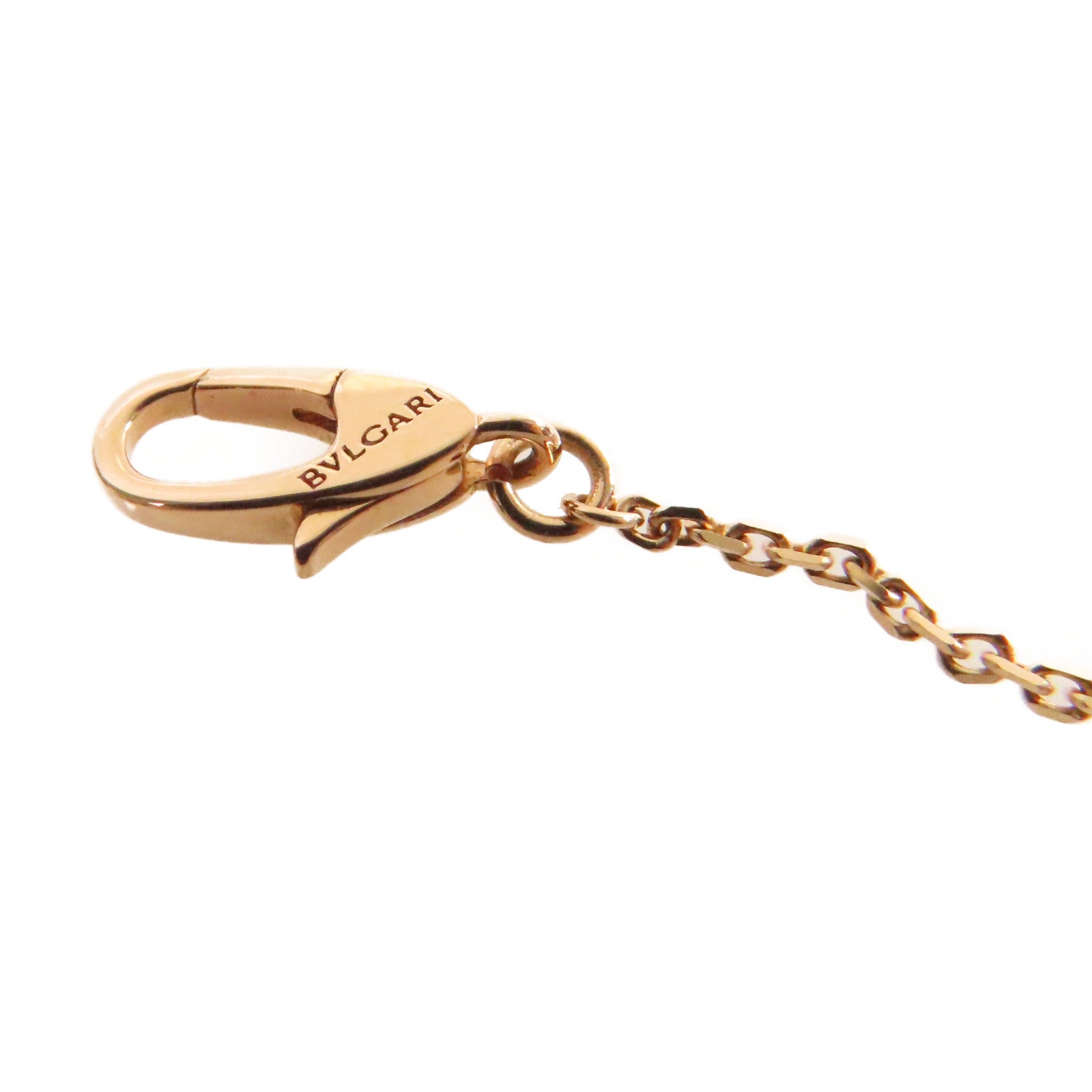 BVLGARI 18K玫瑰金/珍珠母Divas' Dream Necklace項鏈珍珠色/金色