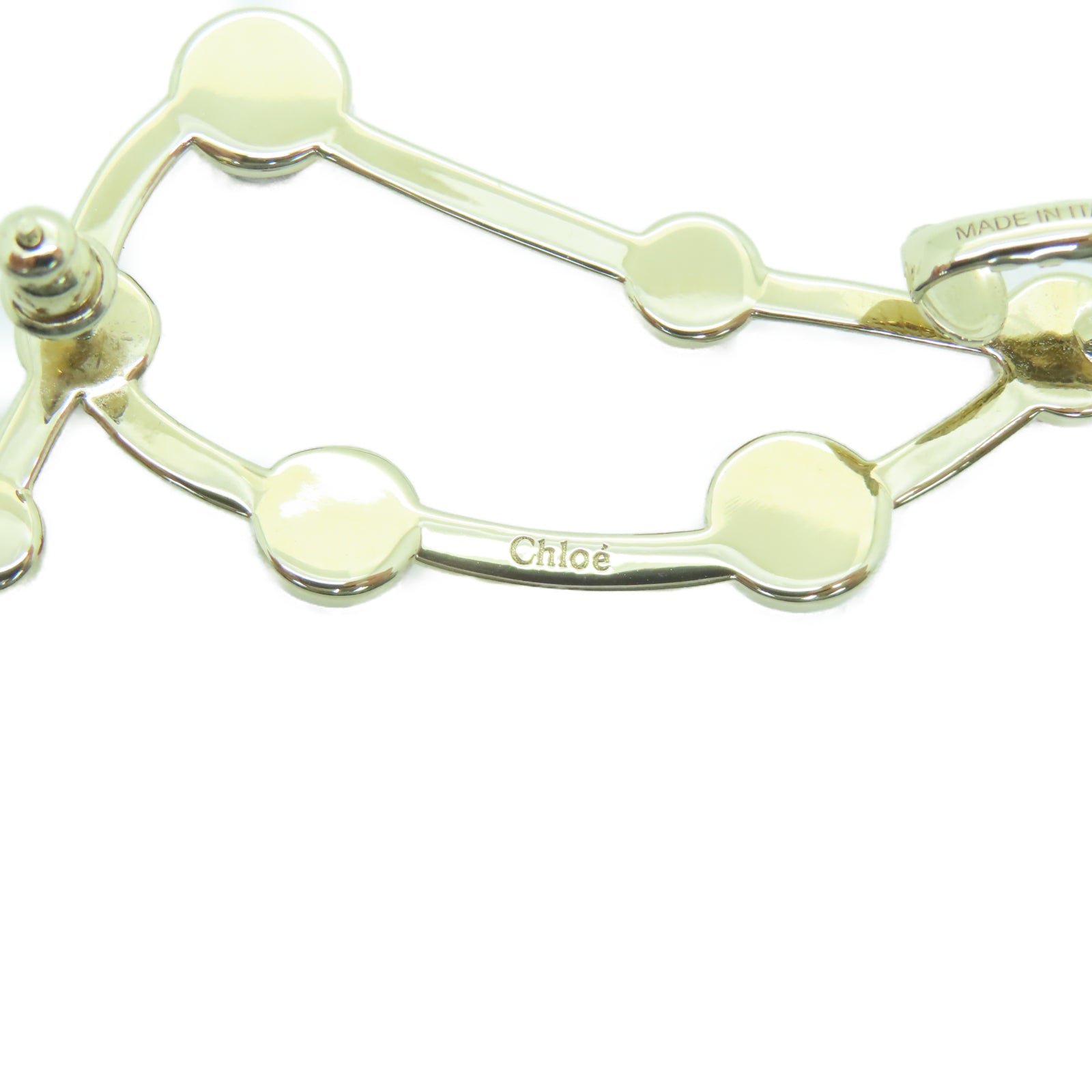Chloe Metal Earrings Gold