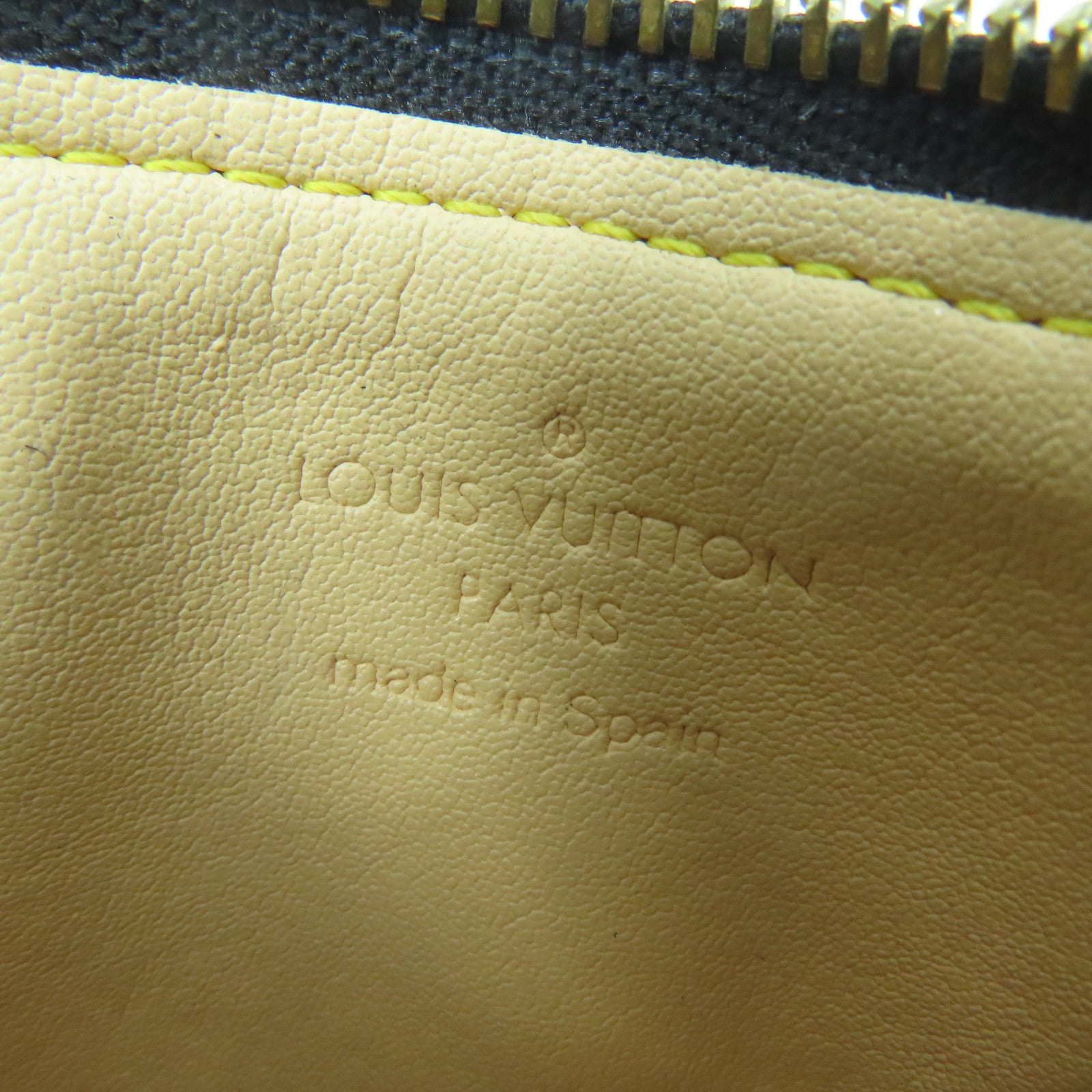 LOUIS VUITTON Monogram Multicolore Pochette Cles gold buckle key bag color
