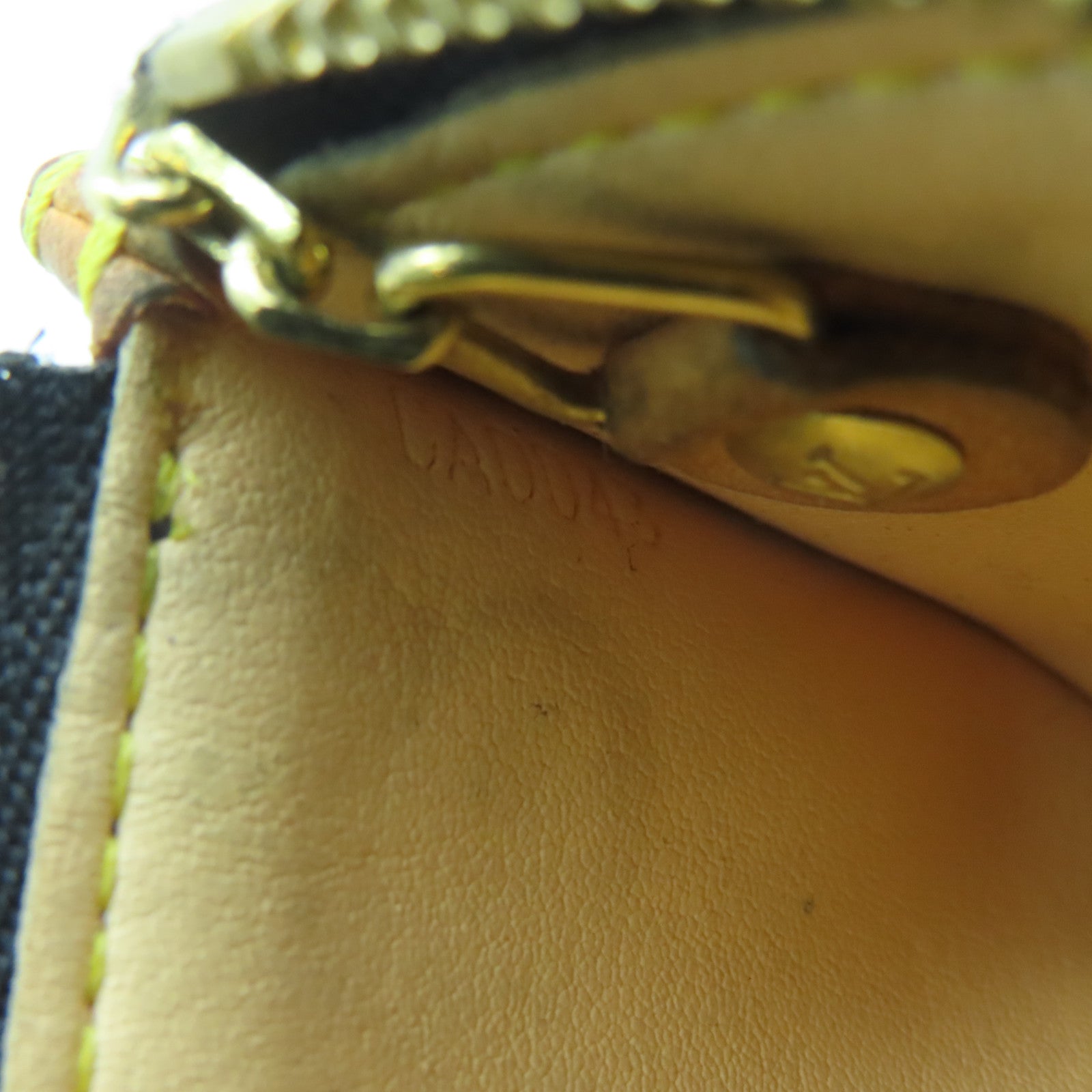 LOUIS VUITTON Monogram Multicolore Pochette Cles gold buckle key bag color