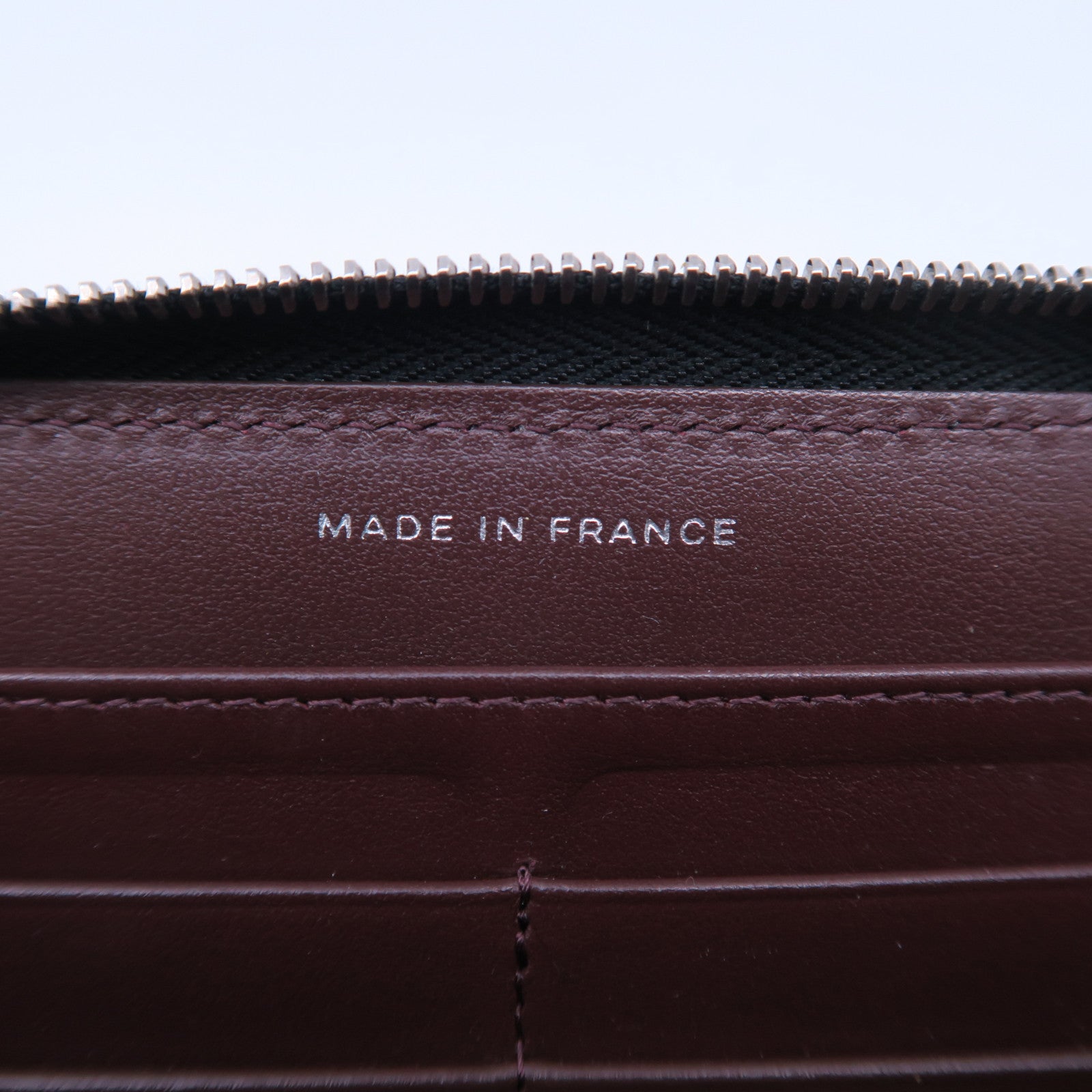 CHANEL 菱格Caviar皮革Zipper Long Wallet銀扣長錢包黑色