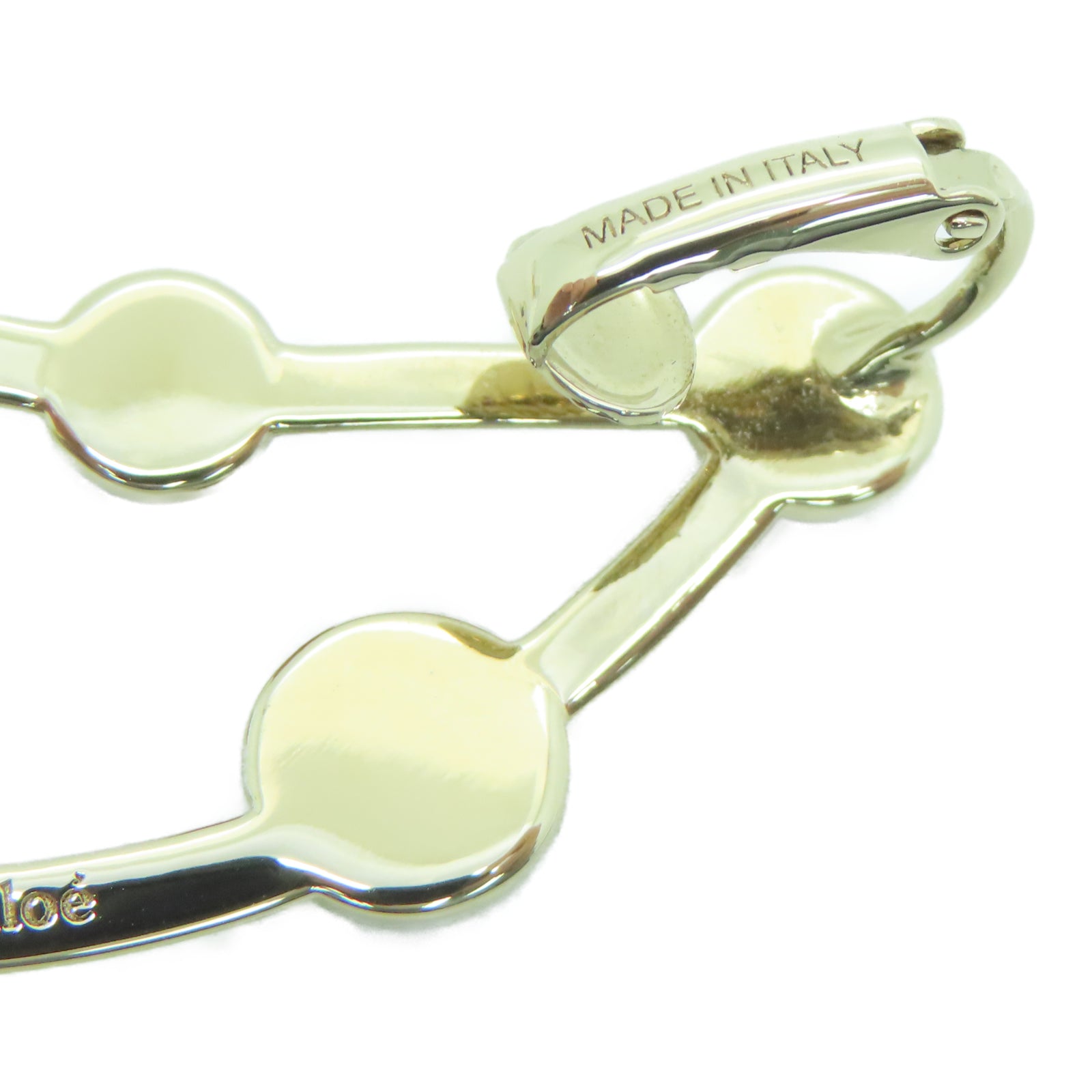 Chloe Metal Earrings Gold