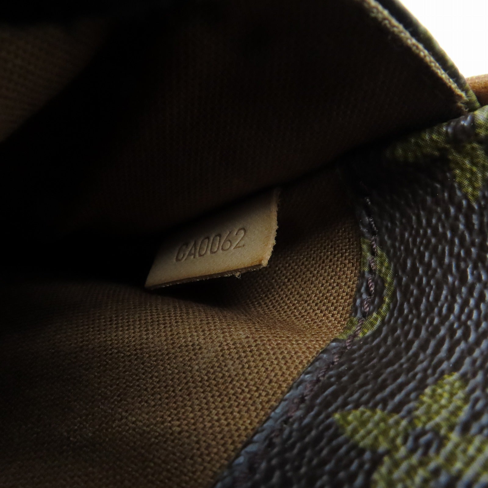 LOUIS VUITTON Monogram Pochette Gange Gold Buckle Belt Bag Brown