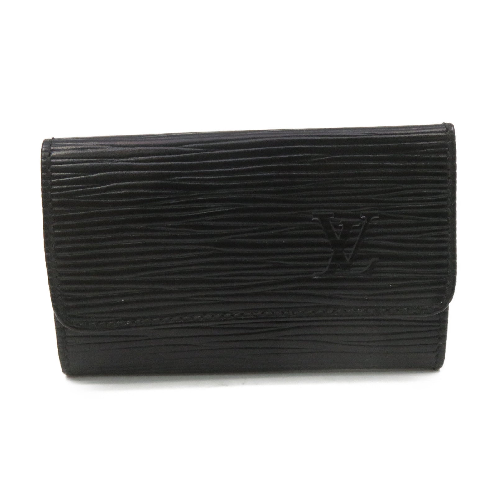 LOUIS VUITTON Epi Key holder鎖匙套黑色