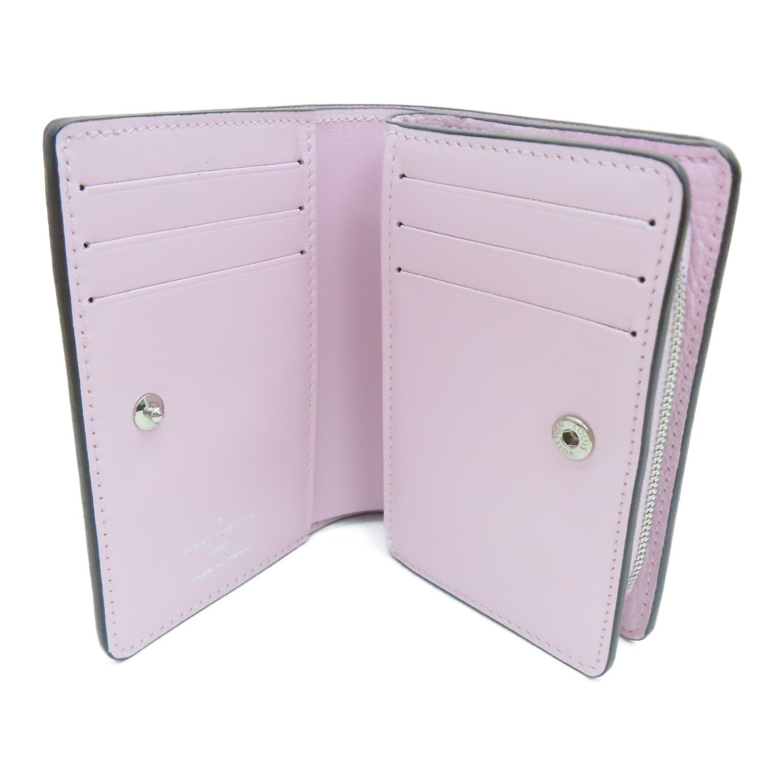 LOUIS VUITTON [Sharp Discount] Mahina Wallet Silver Buckle Wallet Pink