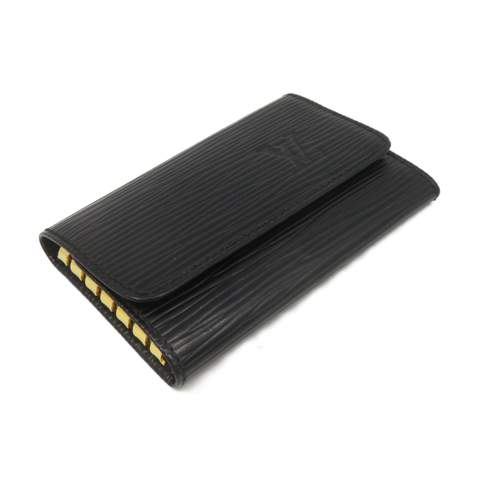 LOUIS VUITTON Epi Key holder鎖匙套黑色