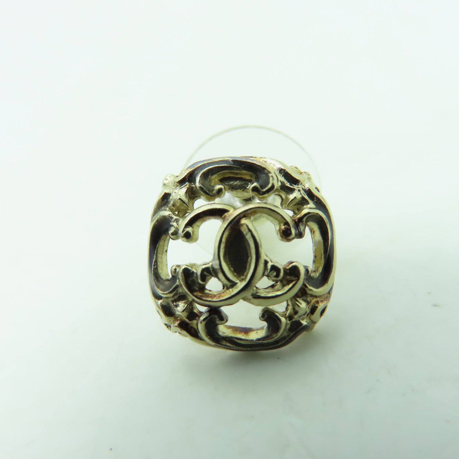 CHANEL 金屬Earrings耳環金色