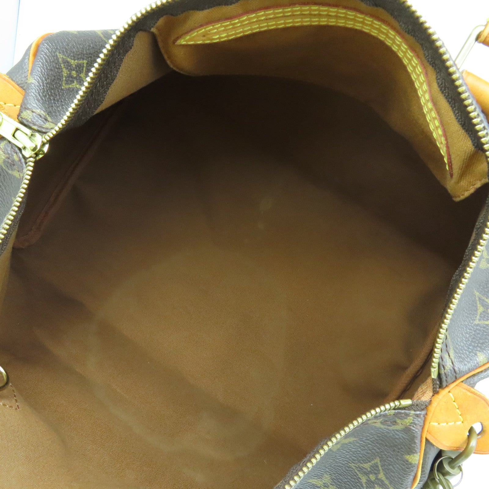 LOUIS VUITTON Monogram Speedy 35金扣手挽袋啡色