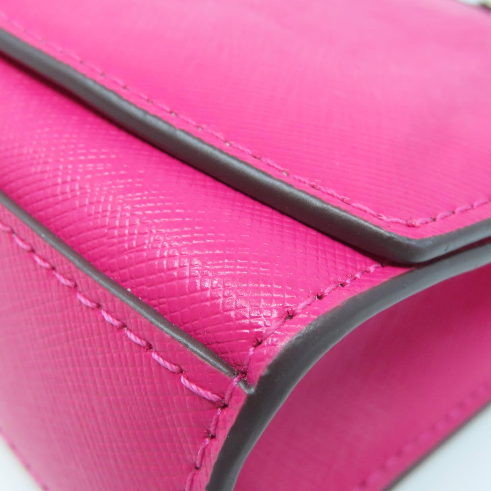 Kate Spade 牛皮皮革Shoulder Bag金扣鏈帶肩背袋粉紅色